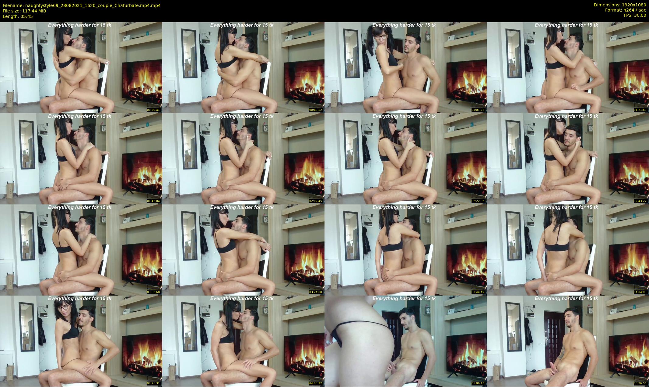 naughtystyle69 — 6 minute Chaturbate couple cam show recording, 1080p, Aug 28, 2021