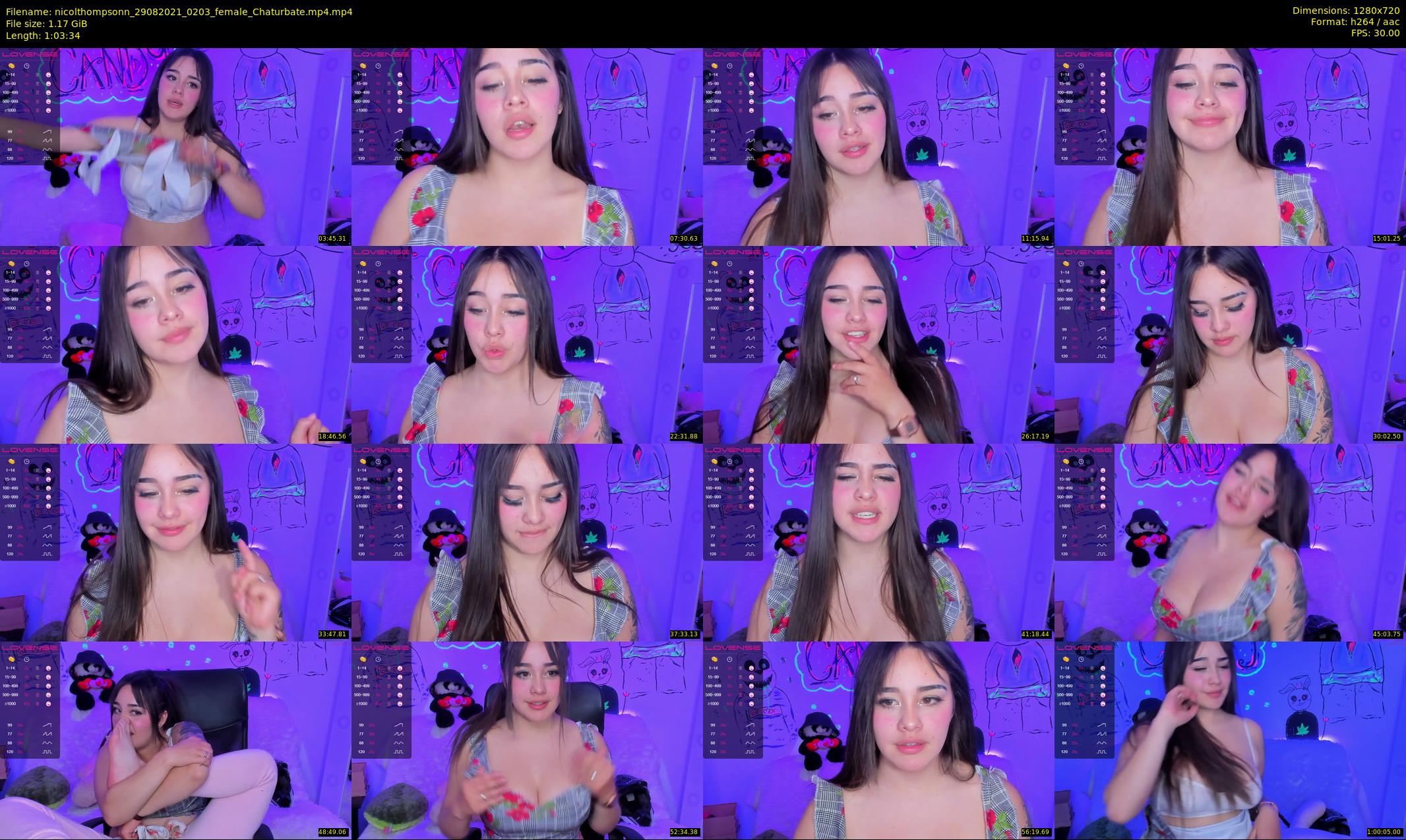 nicolthompsonn — 64 minute Chaturbate female cam show recording, 720p, Aug 29, 2021