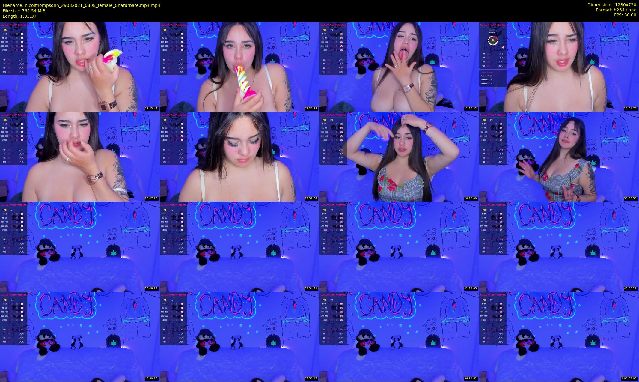 nicolthompsonn — 64 minute Chaturbate female cam show recording, 720p, Aug 29, 2021