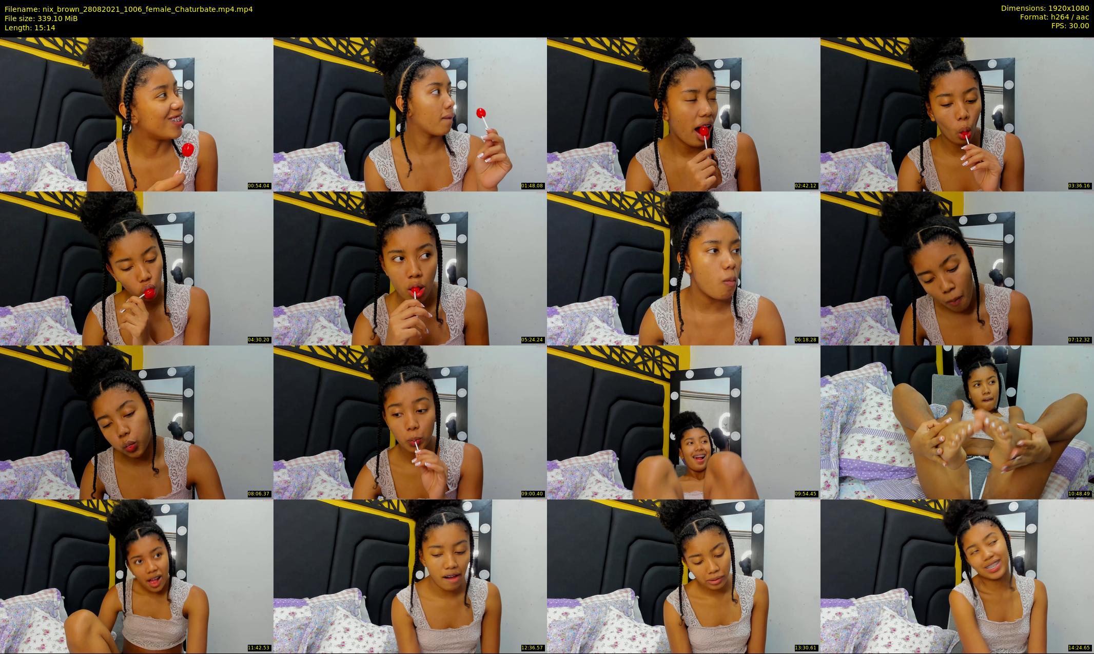 nix_brown — 16 minute Chaturbate female cam show recording, 1080p, Aug 28, 2021