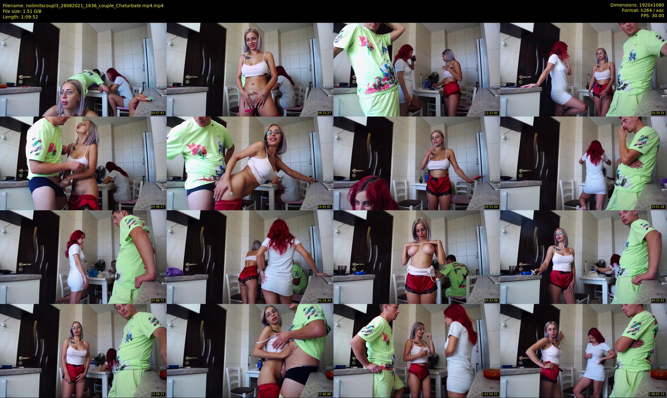 nolimitscoupl3 — 70 minute Chaturbate couple cam show recording, 1080p, Aug 28, 2021