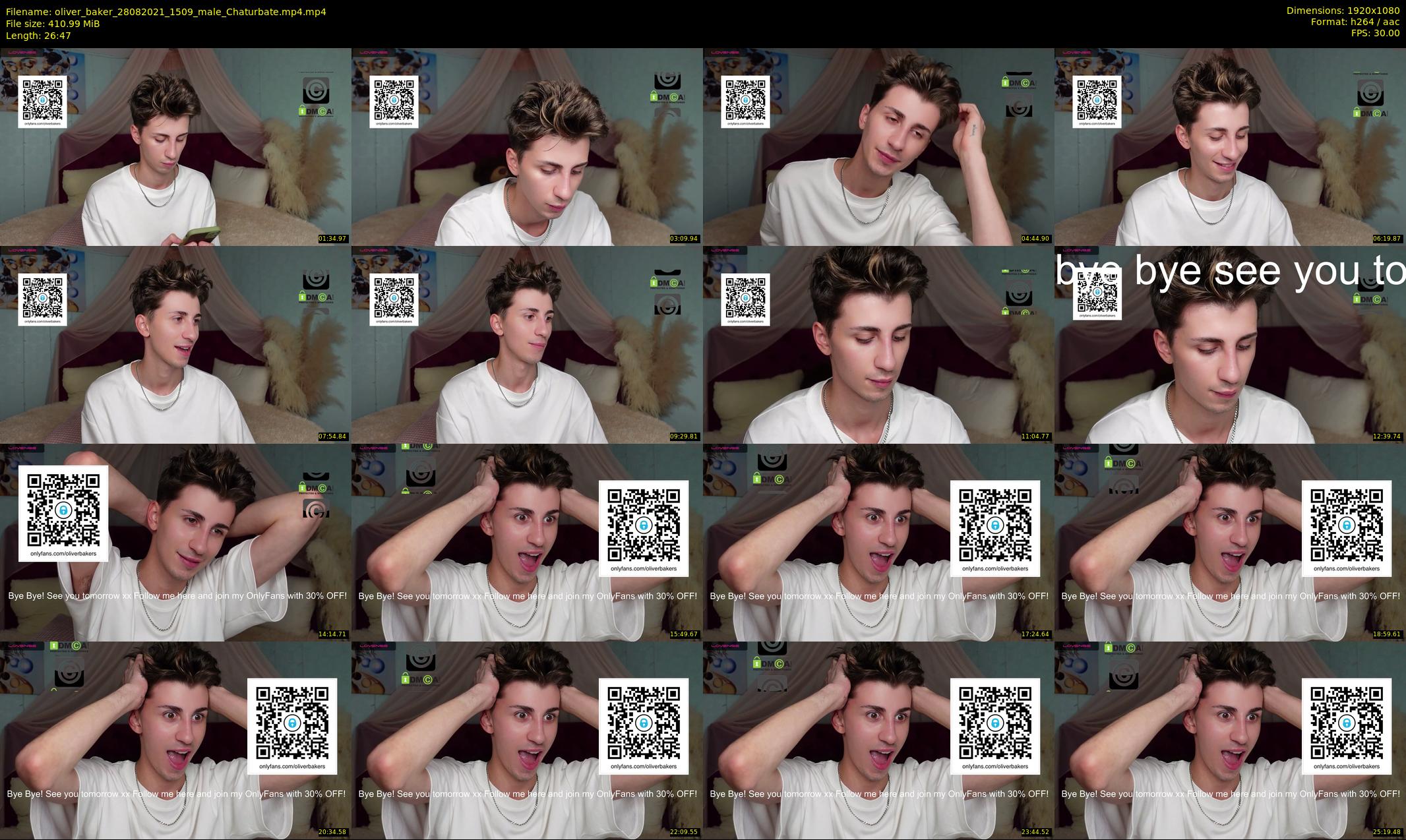 oliver_baker — 27 minute Chaturbate male cam show recording, 1080p, Aug 28, 2021