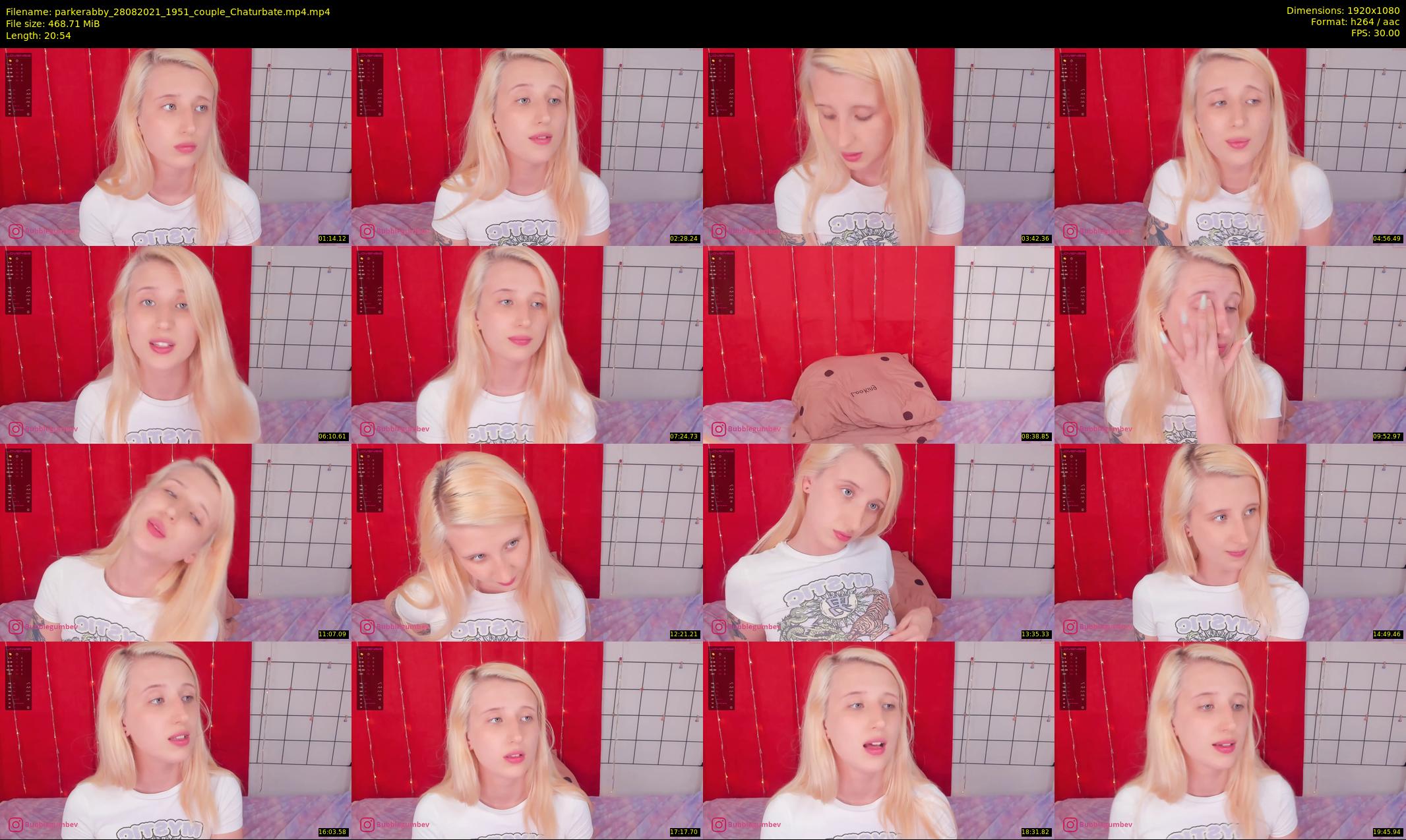 parkerabby — 21 minute Chaturbate couple cam show recording, 1080p, Aug 28, 2021