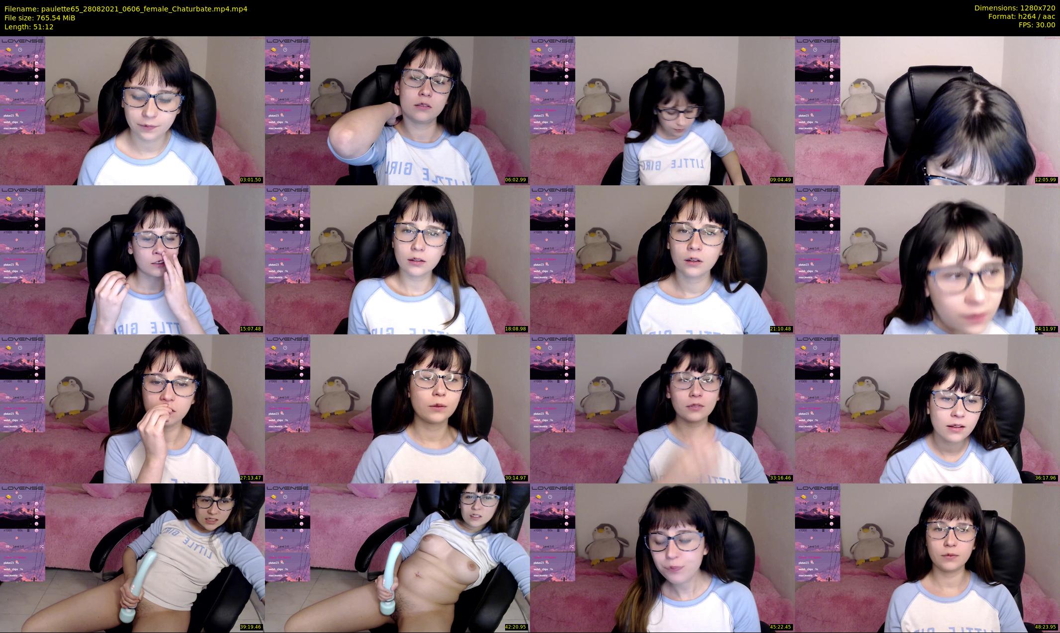 paulette65 — 52 minute Chaturbate female cam show recording, 720p, Aug 28, 2021