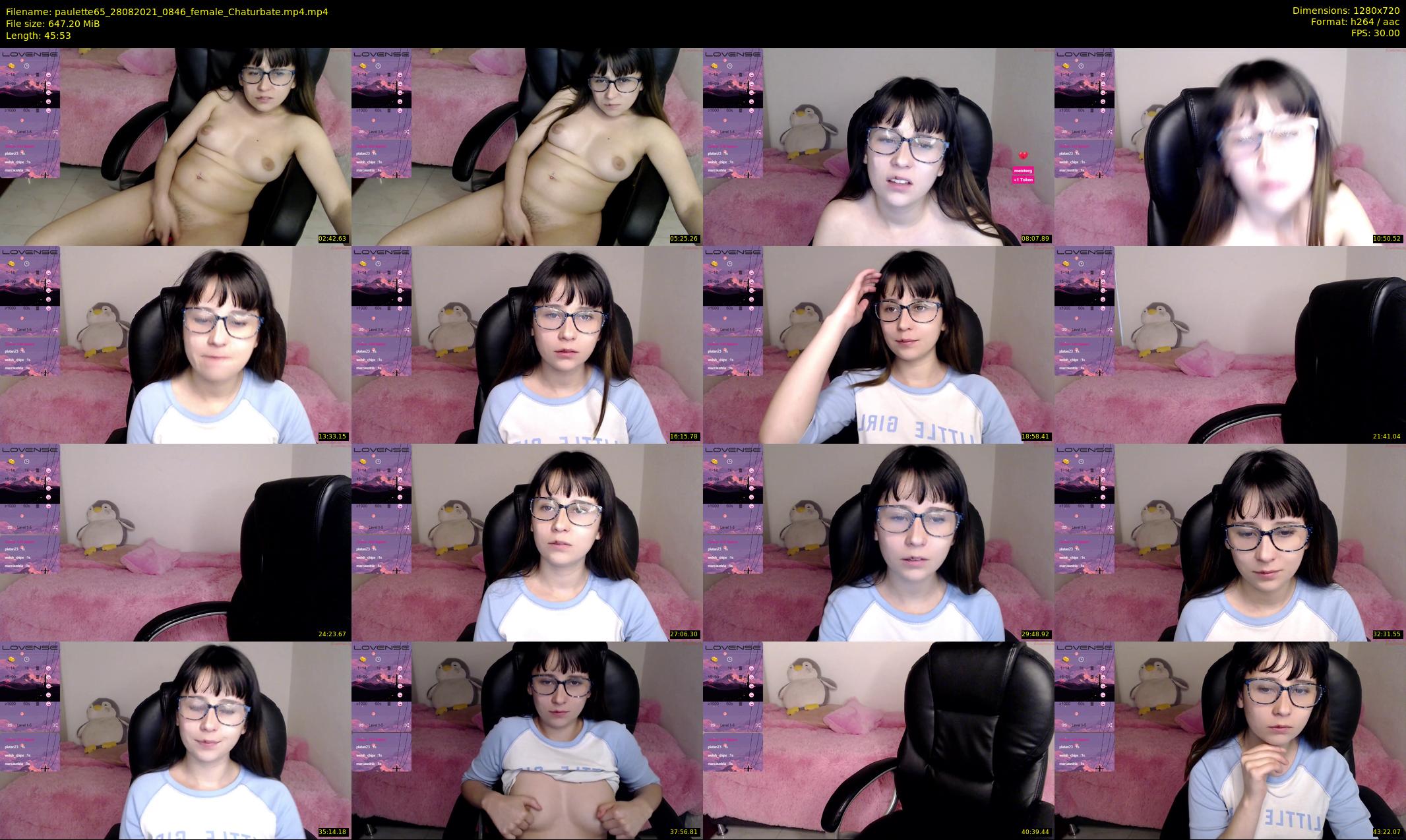 paulette65 — 46 minute Chaturbate female cam show recording, 720p, Aug 28, 2021