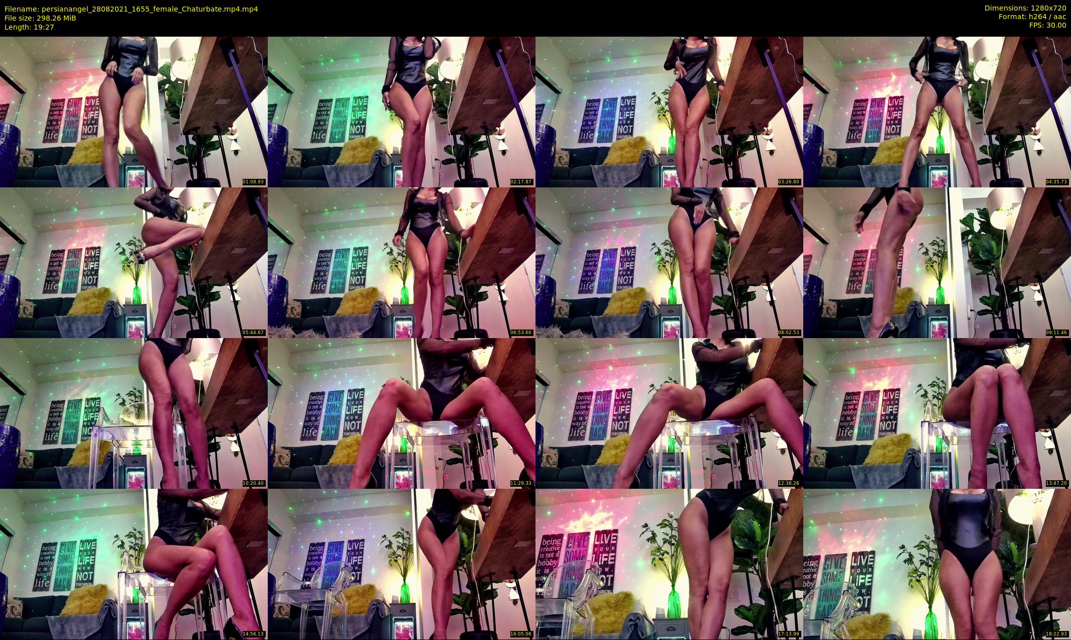 persianangel — 20 minute Chaturbate female cam show recording, 720p, Aug 28, 2021