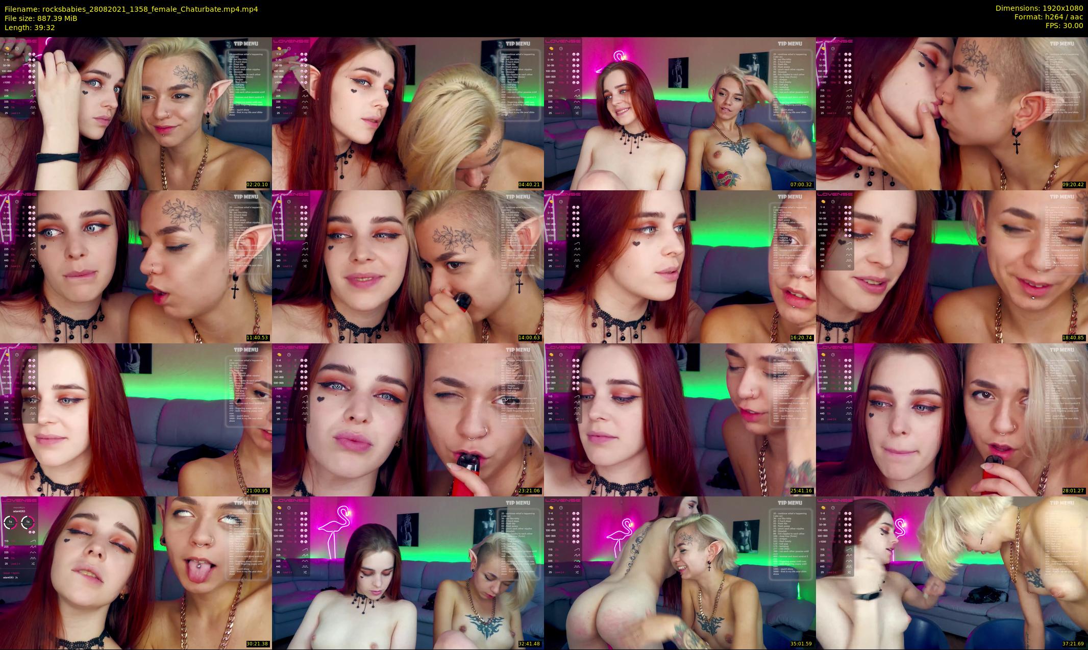 rocksbabies — 40 minute Chaturbate female cam show recording, 1080p, Aug 28, 2021