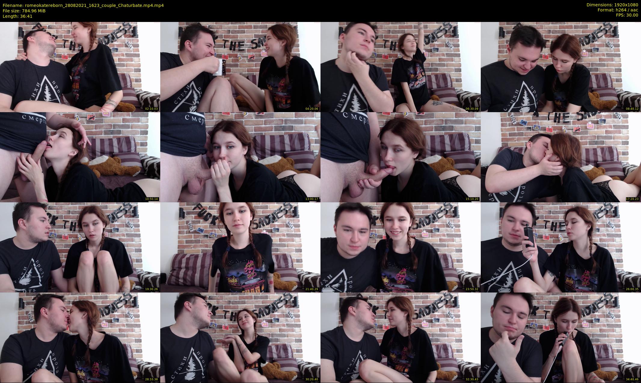 romeokatereborn — 37 minute Chaturbate couple cam show recording, 1080p, Aug 28, 2021