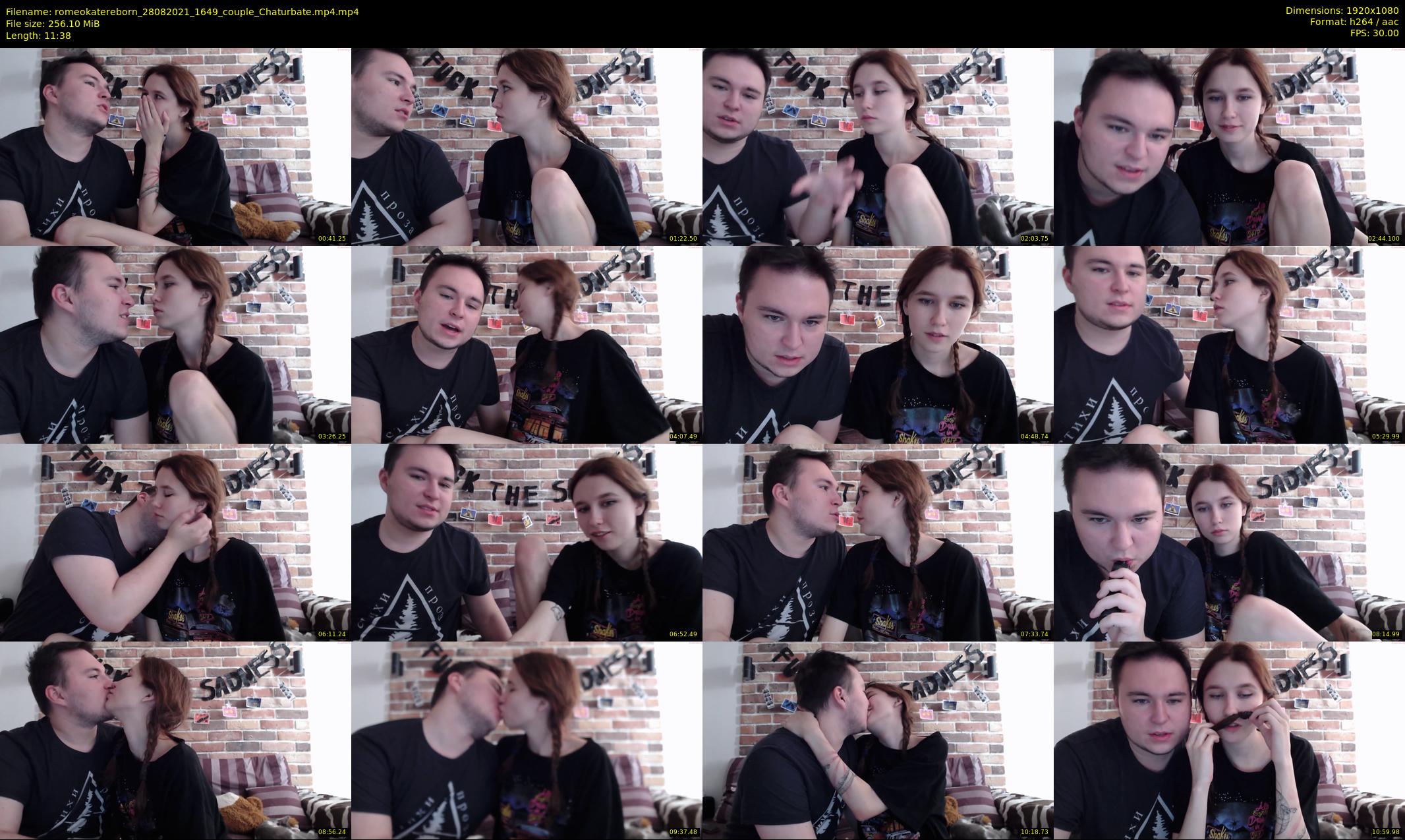 romeokatereborn — 12 minute Chaturbate couple cam show recording, 1080p, Aug 28, 2021