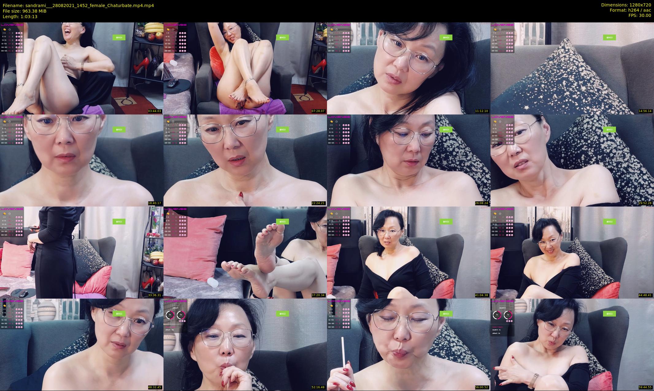 sandrami__ — 64 minute Chaturbate female cam show recording, 720p, Aug 28, 2021