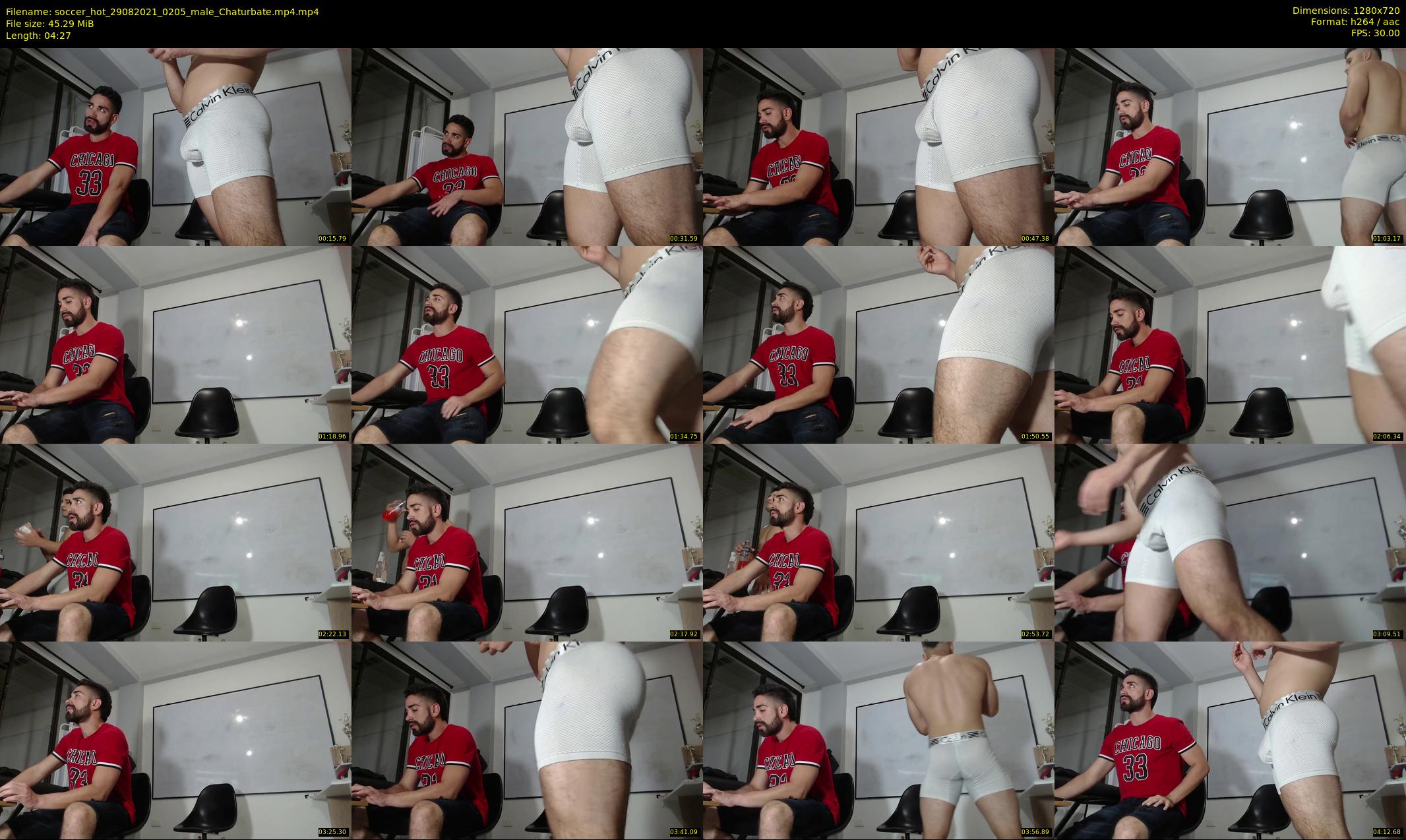 soccer_hot — 5 minute Chaturbate male cam show recording, 720p, Aug 29, 2021