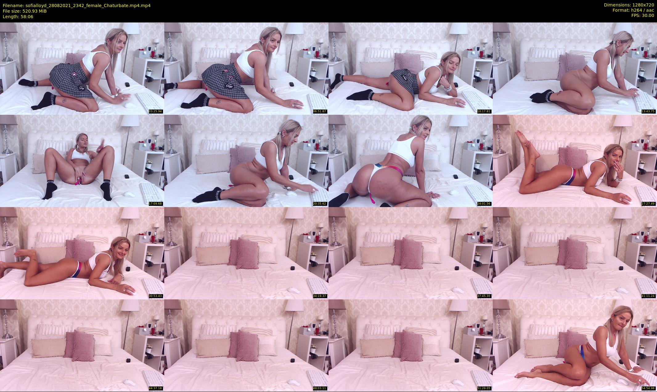 sofialloyd — 59 minute Chaturbate female cam show recording, 720p, Aug 28, 2021