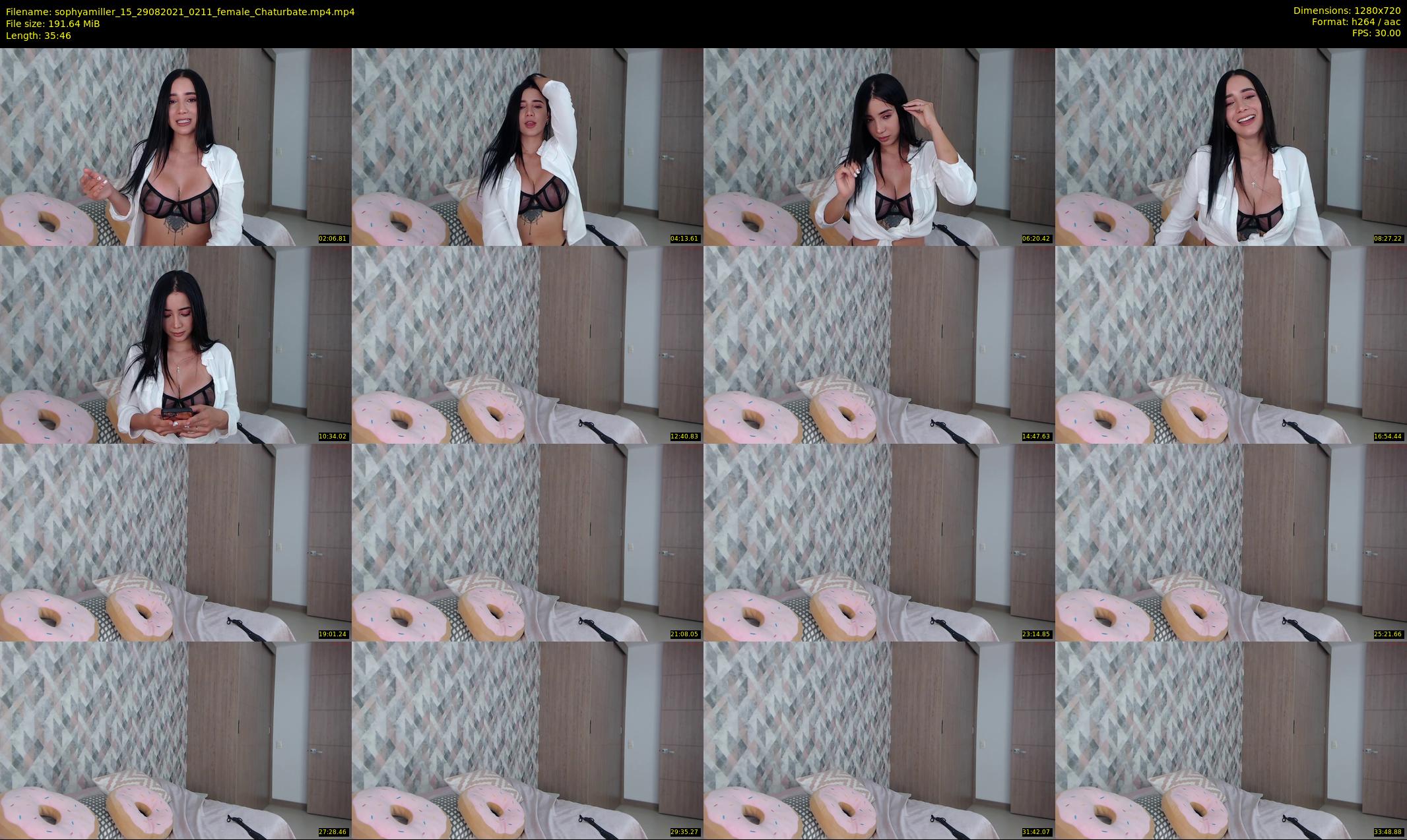 sophyamiller_15 — 36 minute Chaturbate female cam show recording, 720p, Aug 29, 2021
