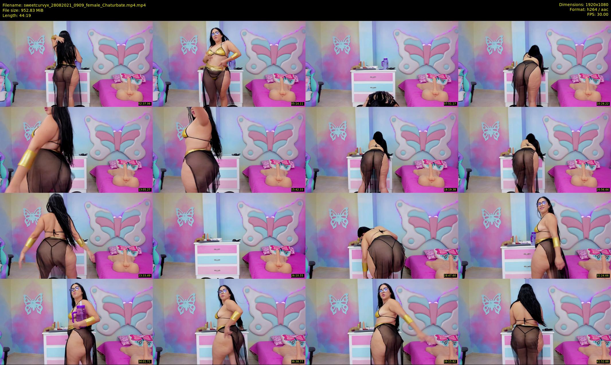 sweetcurvyx — 45 minute Chaturbate couple cam show recording, 1080p, Aug 28, 2021