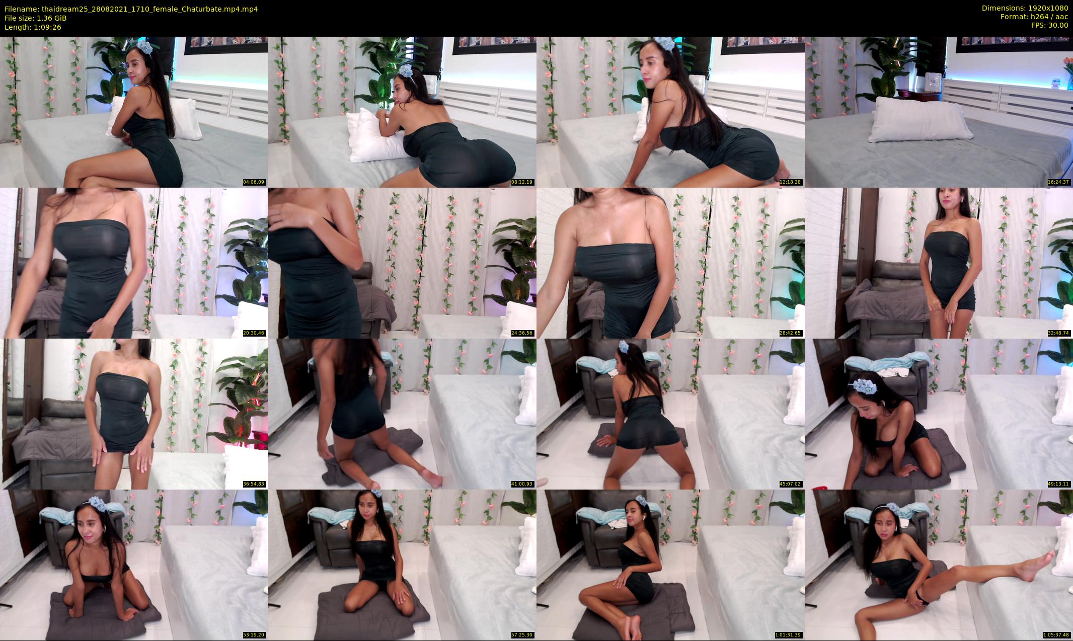thaidream25 — 70 minute Chaturbate female cam show recording, 1080p, Aug 28, 2021