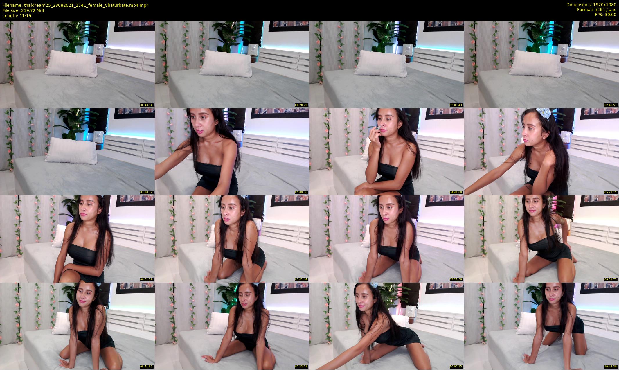 thaidream25 — 12 minute Chaturbate female cam show recording, 1080p, Aug 28, 2021