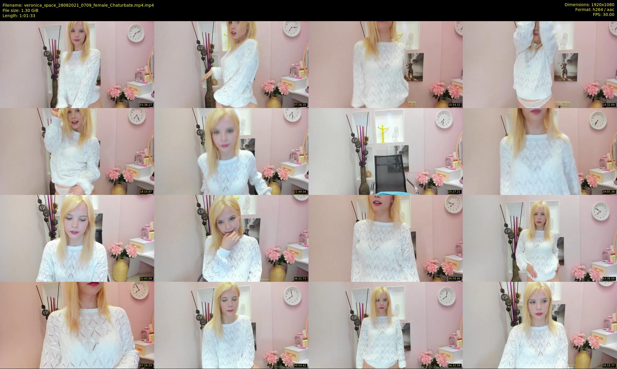veronica_space — 62 minute Chaturbate female cam show recording, 1080p, Aug 28, 2021