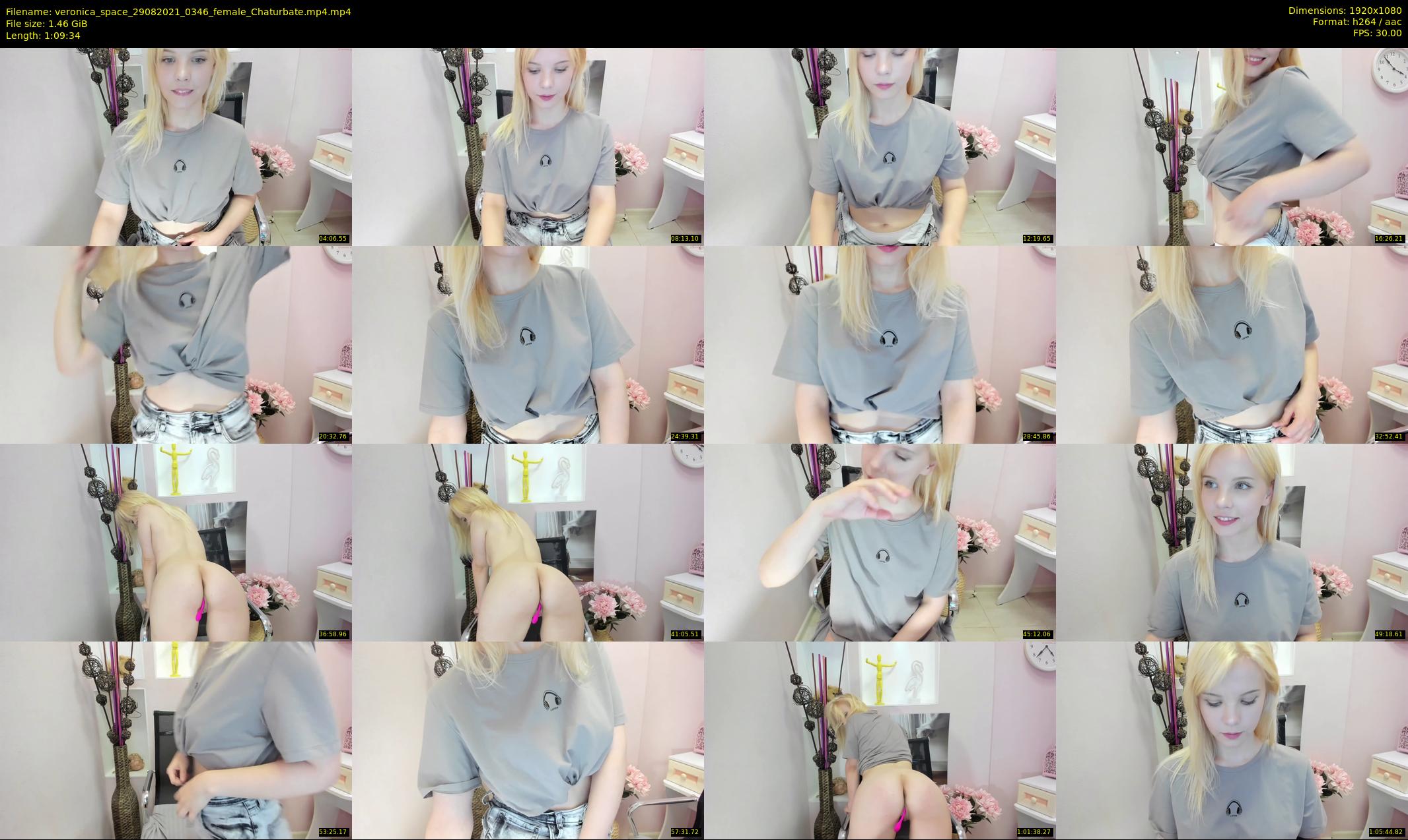 veronica_space — 70 minute Chaturbate female cam show recording, 1080p, Aug 29, 2021