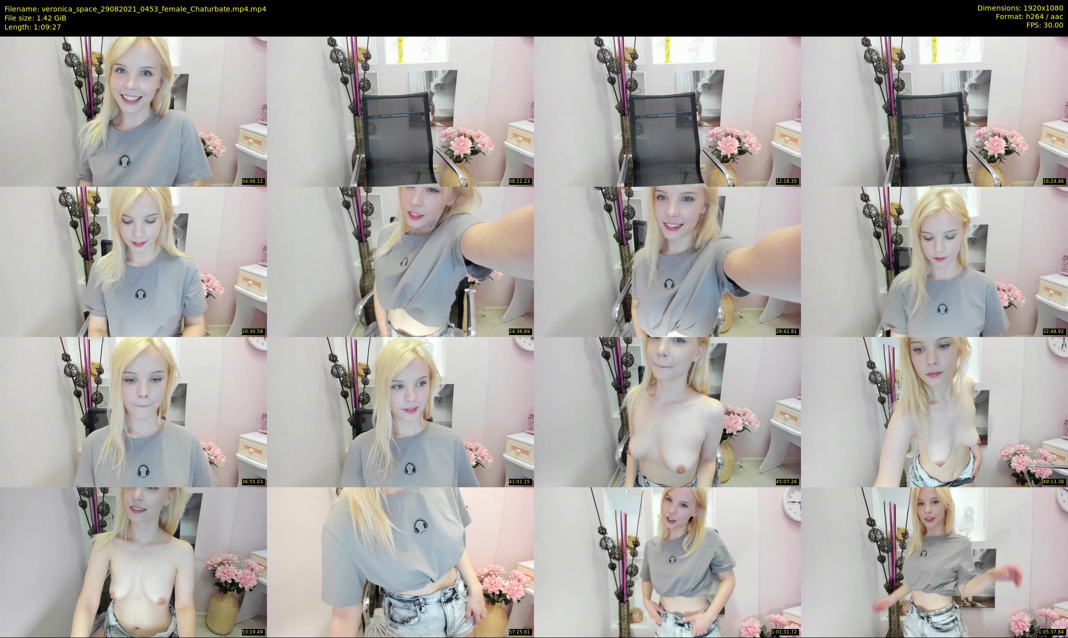 veronica_space — 70 minute Chaturbate female cam show recording, 1080p, Aug 29, 2021