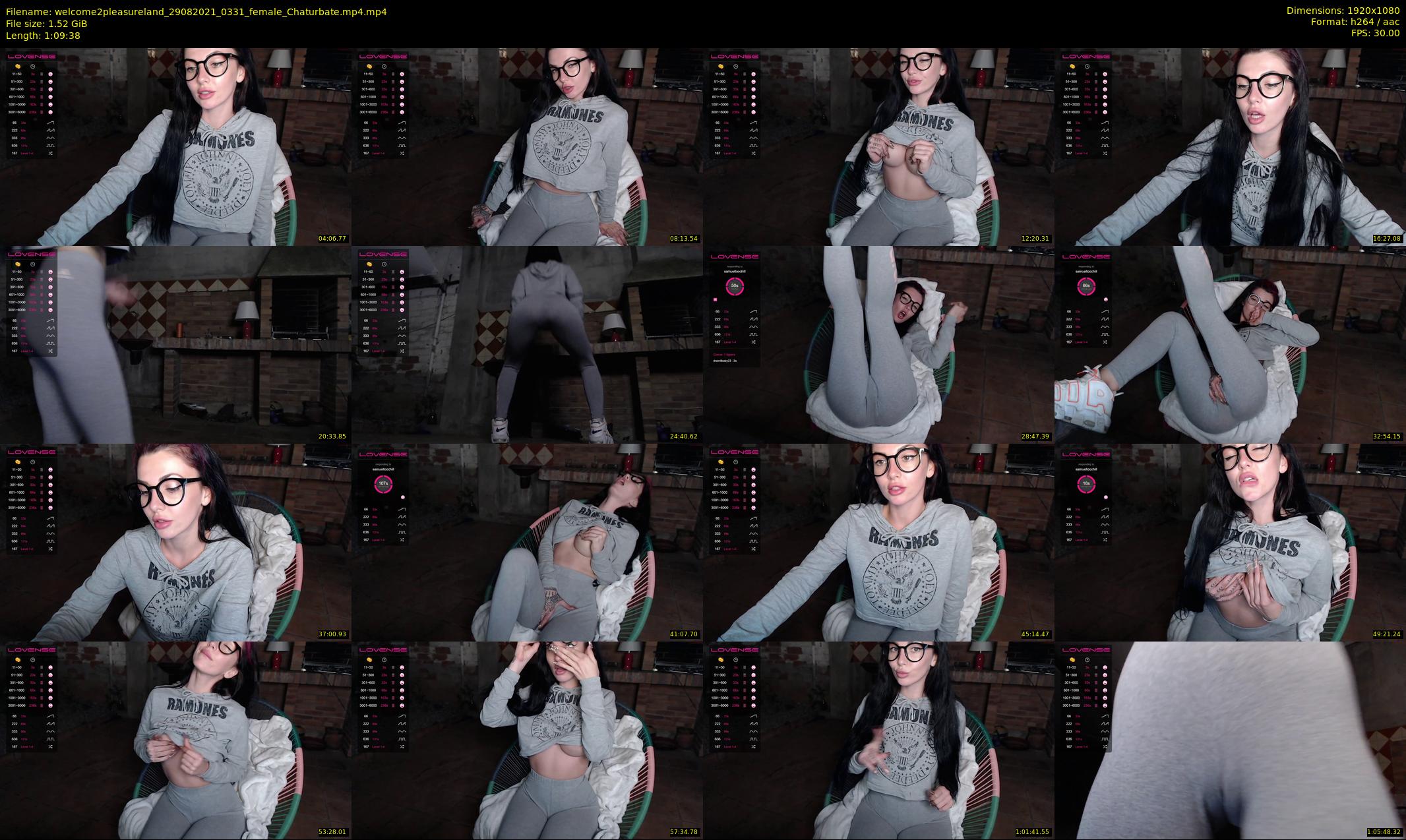 welcome2pleasureland — 70 minute Chaturbate female cam show recording, 1080p, Aug 29, 2021