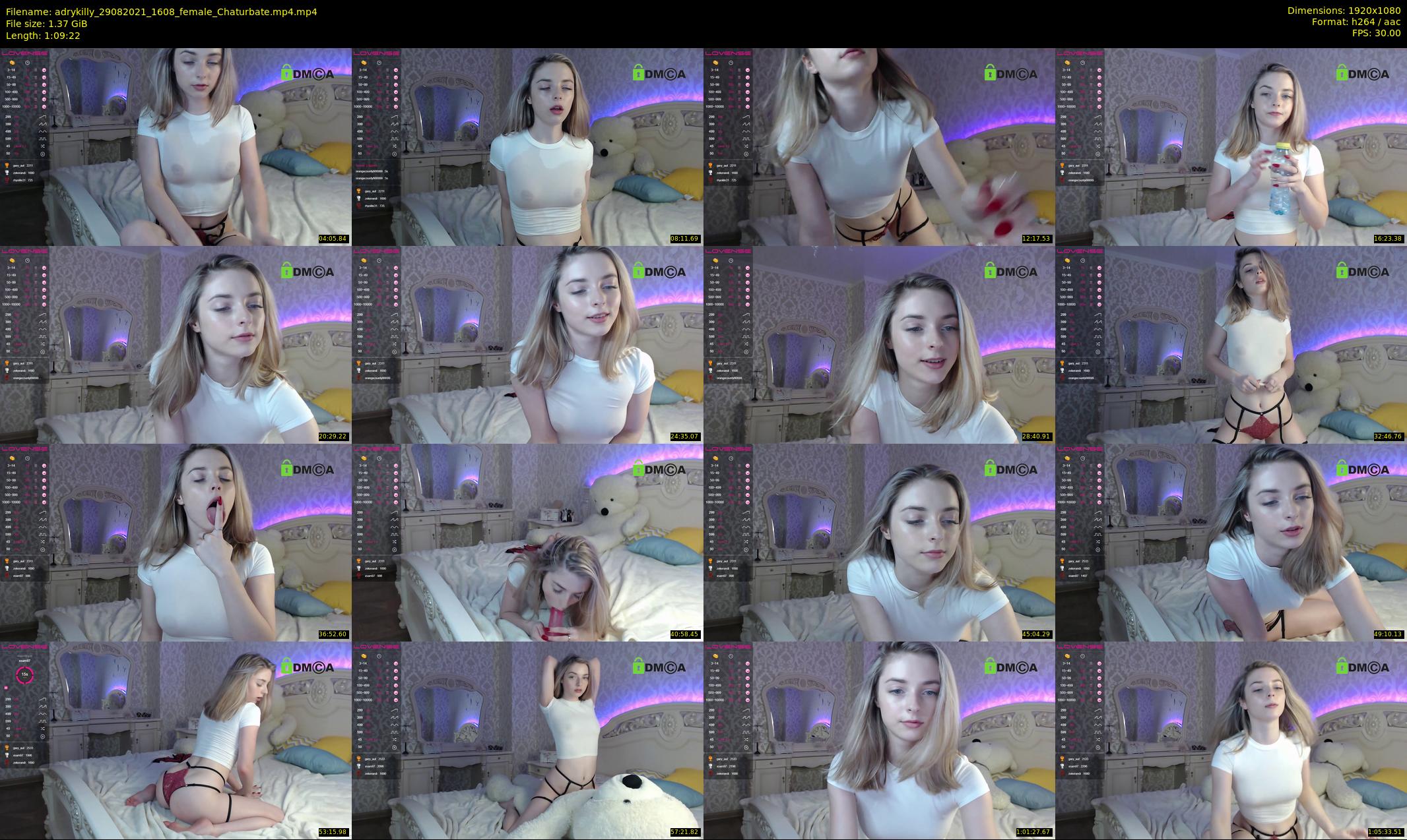 adrykilly — 70 minute Chaturbate female cam show recording, 1080p, Aug 29, 2021