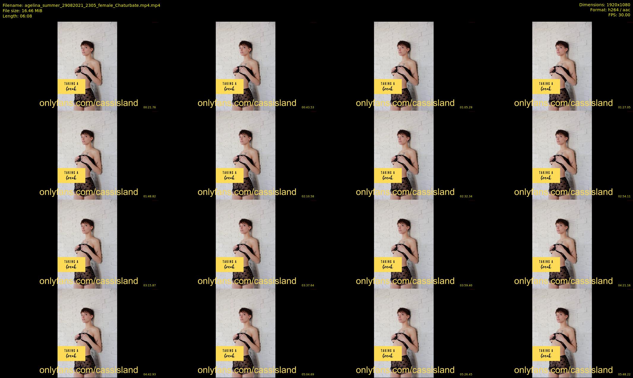 agelina_summer — 7 minute Chaturbate female cam show recording, 1080p, Aug 29, 2021