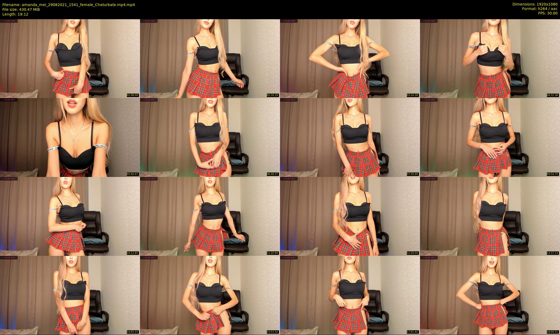 amanda_mei — 20 minute Chaturbate female cam show recording, 1080p, Aug 29, 2021