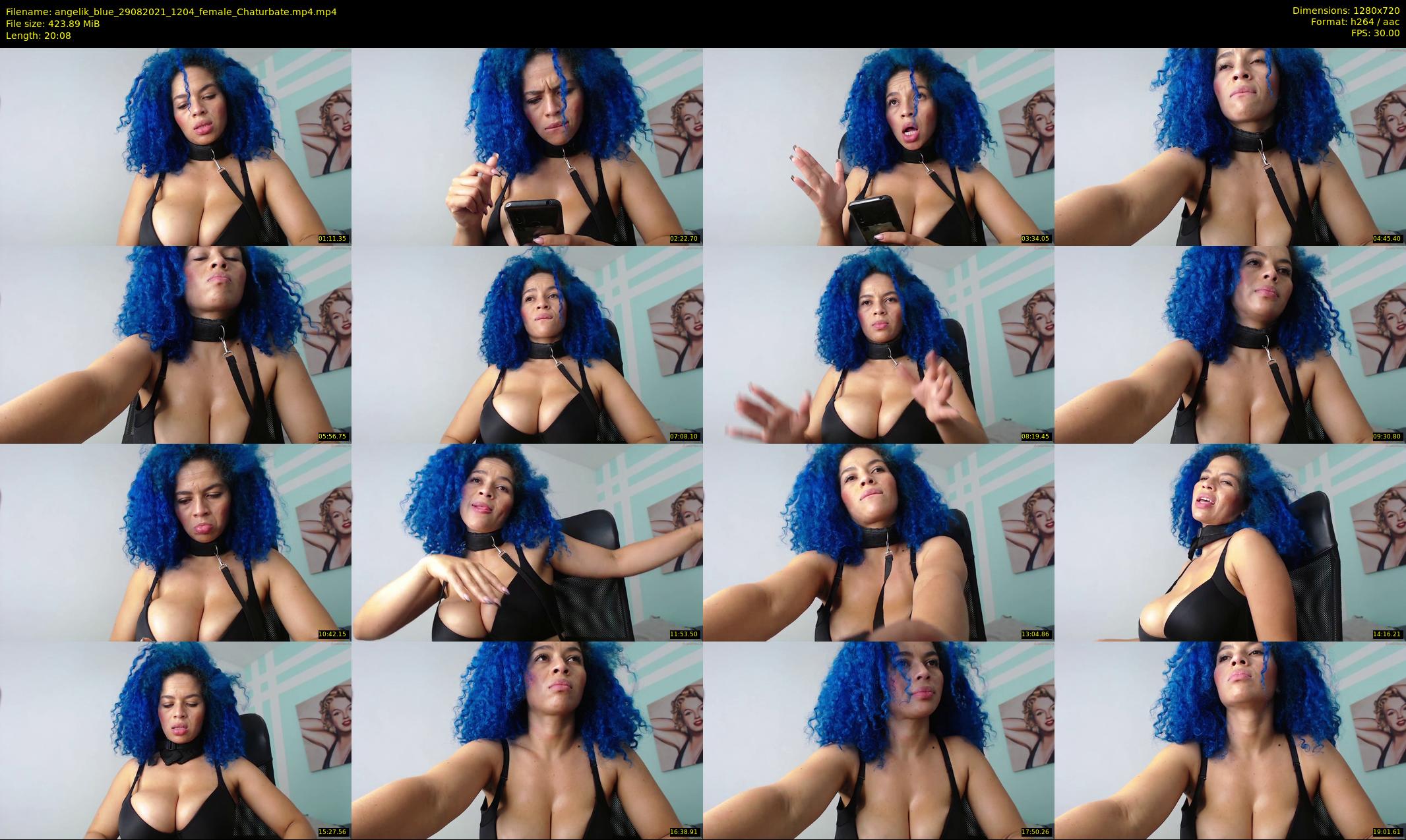 angelik_blue — 21 minute Chaturbate female cam show recording, 720p, Aug 29, 2021