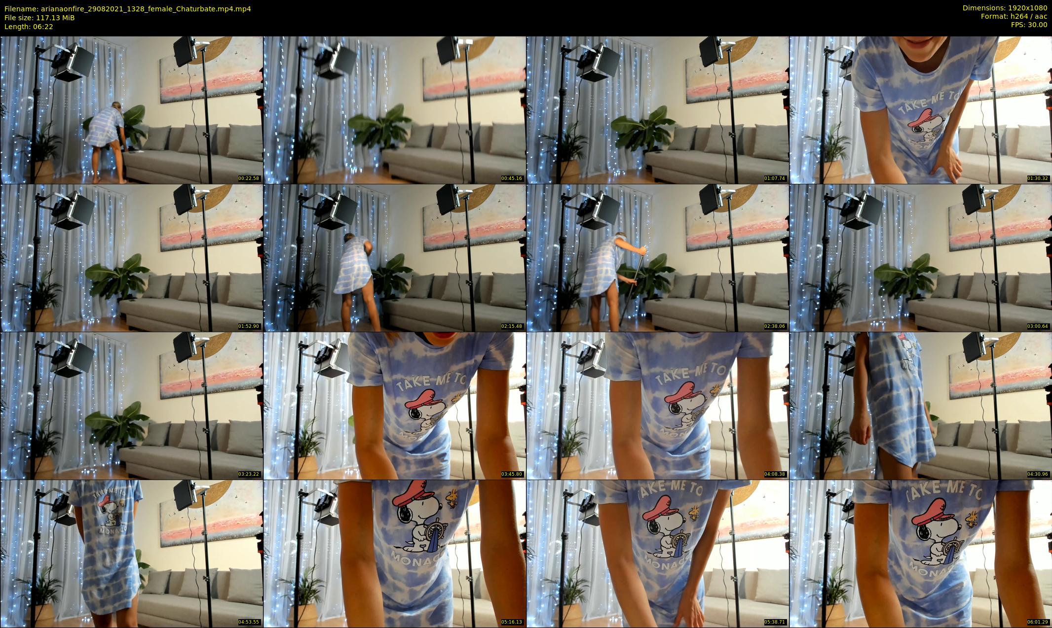 arianaonfire — 7 minute Chaturbate couple cam show recording, 1080p, Aug 29, 2021