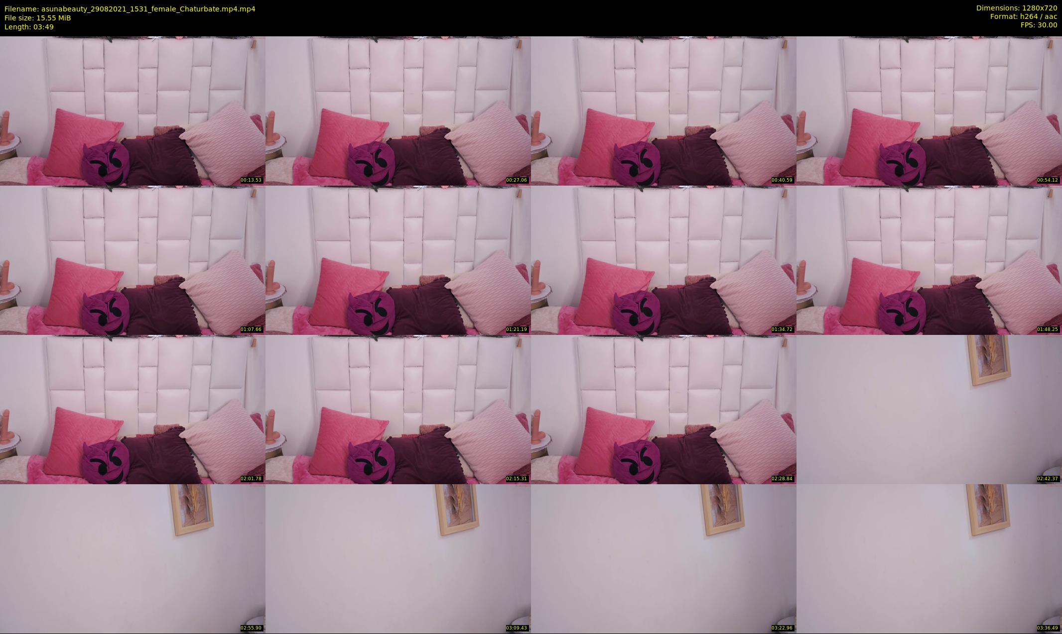 asunabeauty — 4 minute Chaturbate female cam show recording, 720p, Aug 29, 2021