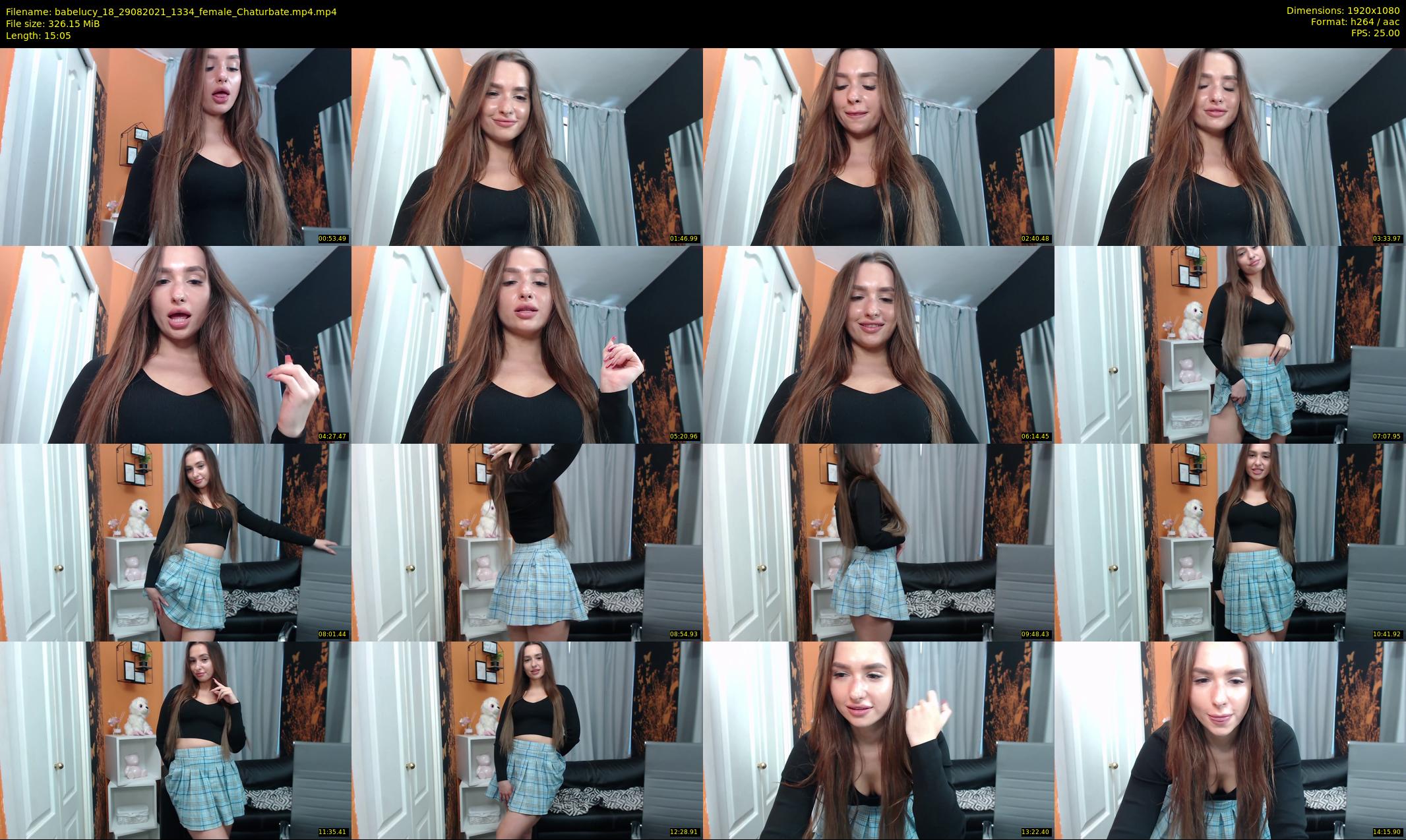 babelucy_18 — 16 minute Chaturbate female cam show recording, 1080p, Aug 29, 2021