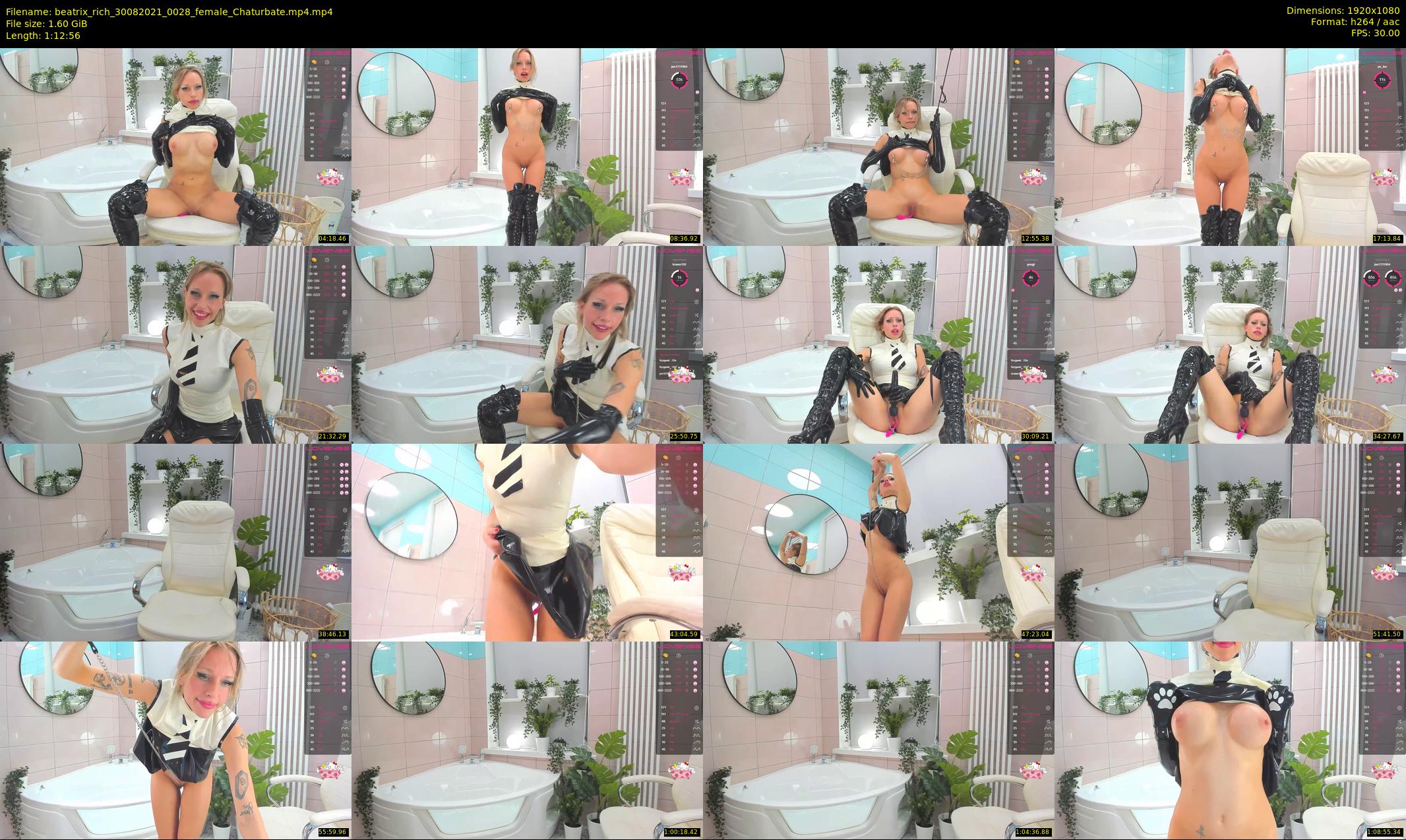beatrix_rich — 73 minute Chaturbate female cam show recording, 1080p, Aug 30, 2021