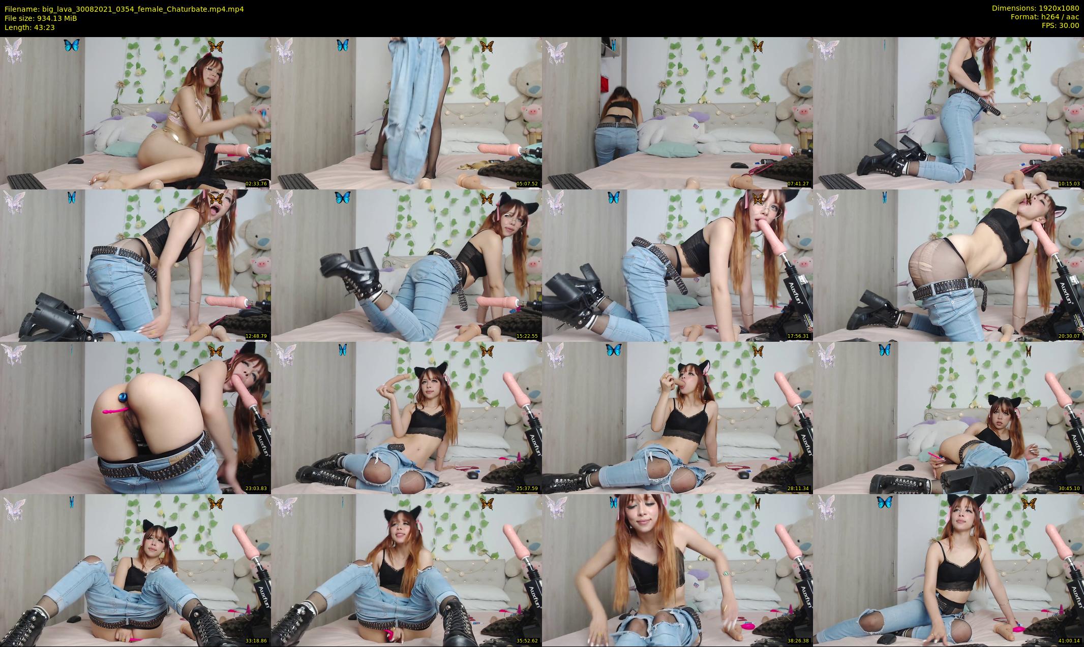 big_lava — 44 minute Chaturbate female cam show recording, 1080p, Aug 30, 2021