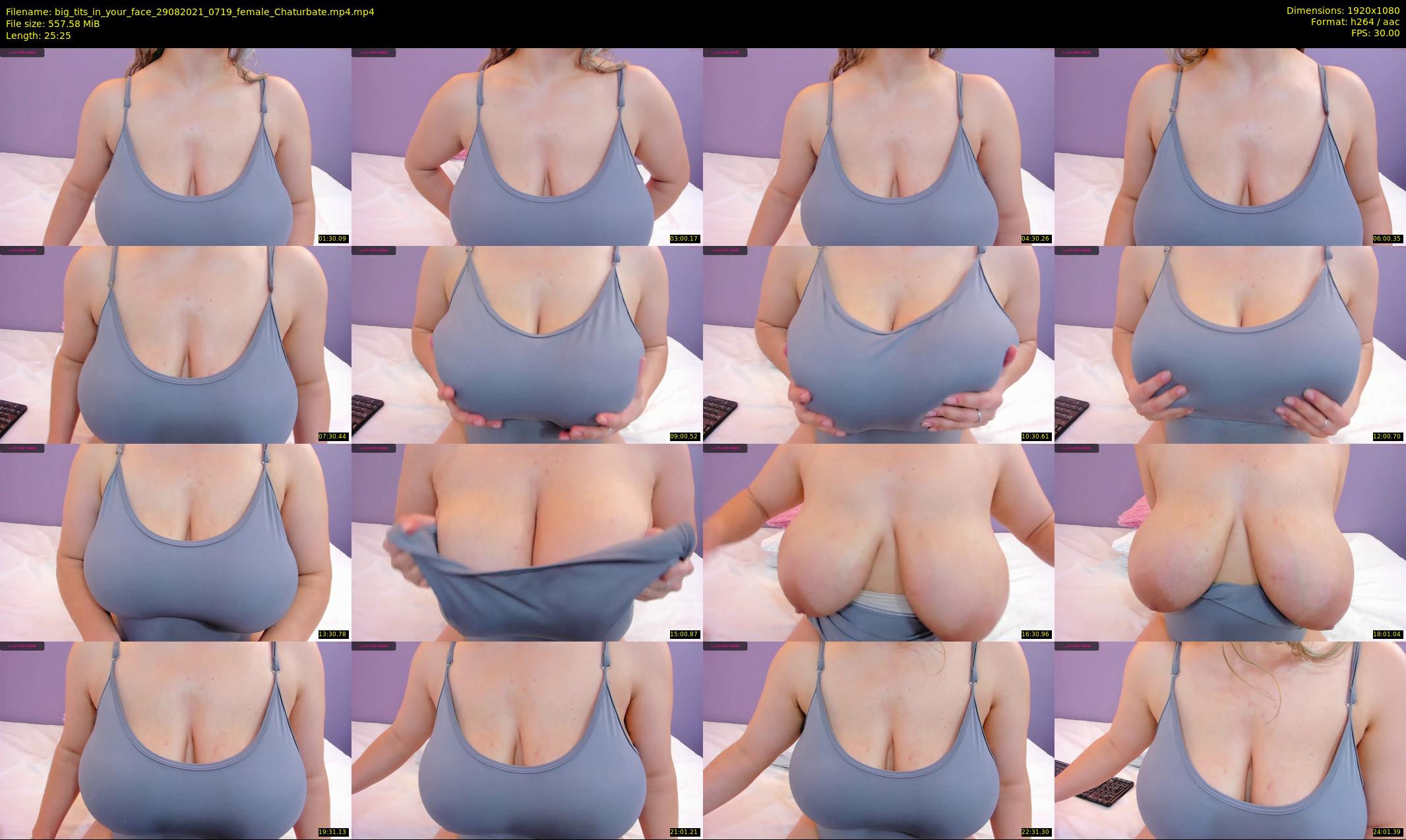 big_tits_in_your_face — 26 minute Chaturbate female cam show recording, 1080p, Aug 29, 2021