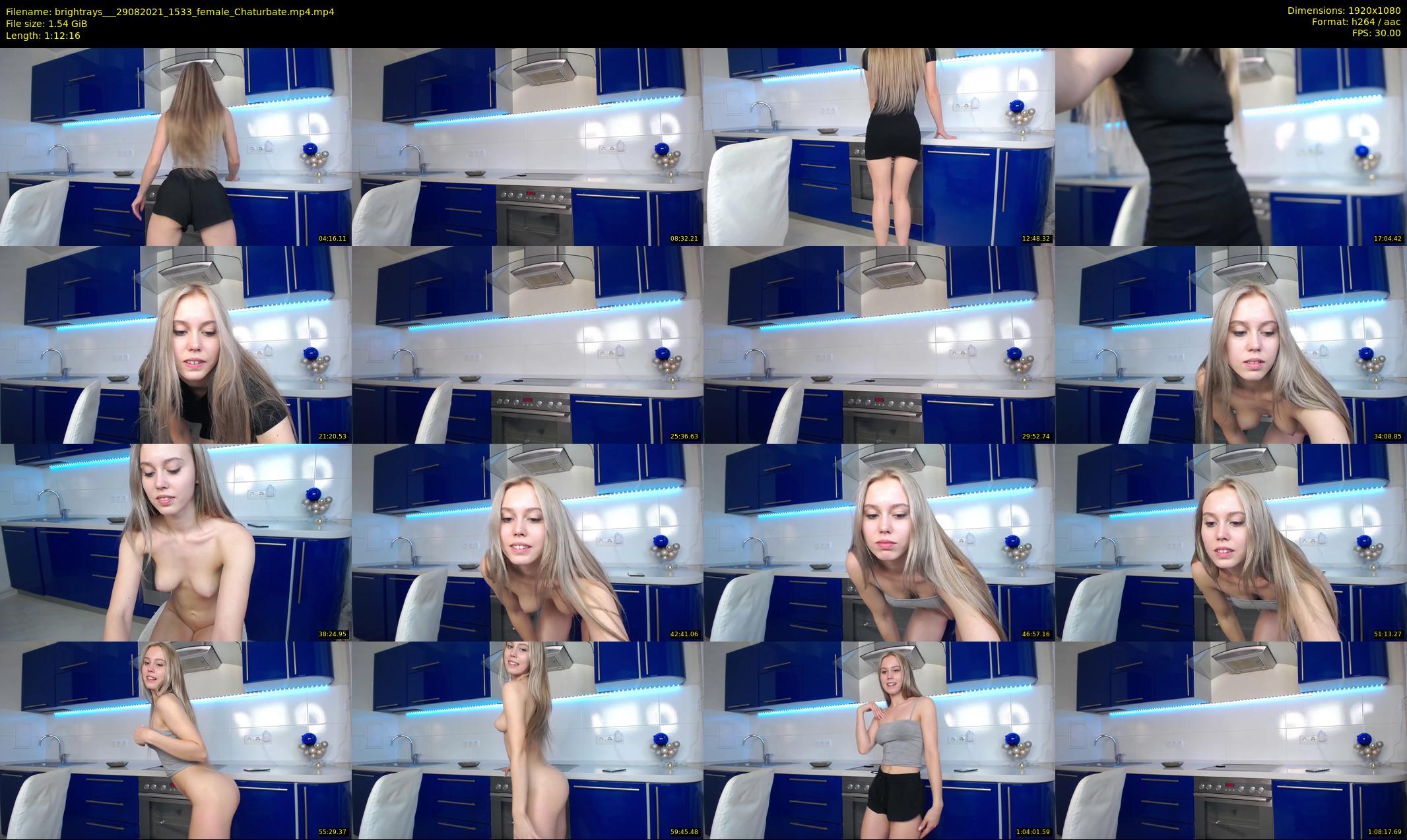 brightrays__ — 73 minute Chaturbate female cam show recording, 1080p, Aug 29, 2021