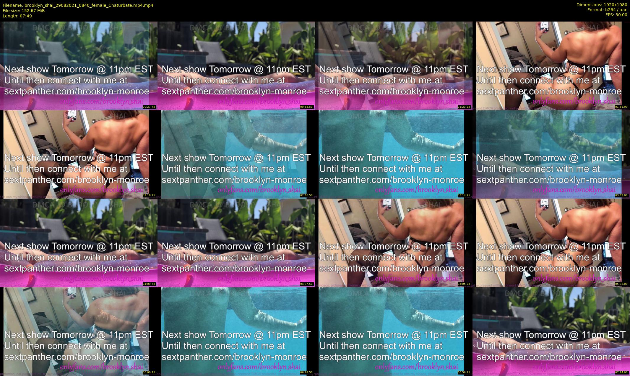 brooklyn_shai — 8 minute Chaturbate couple cam show recording, 1080p, Aug 29, 2021