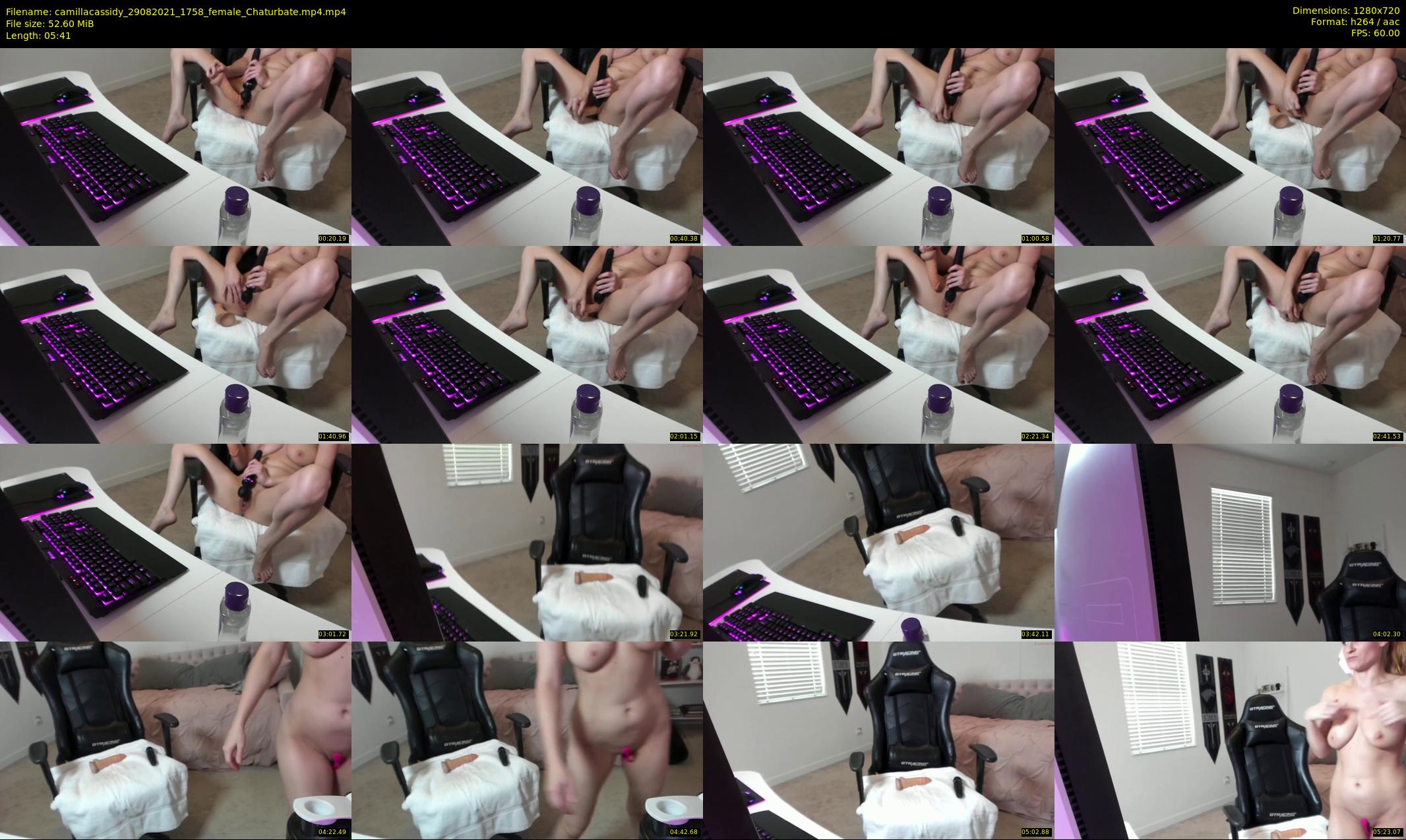 camillacassidy — 6 minute Chaturbate female cam show recording, 720p, Aug 29, 2021
