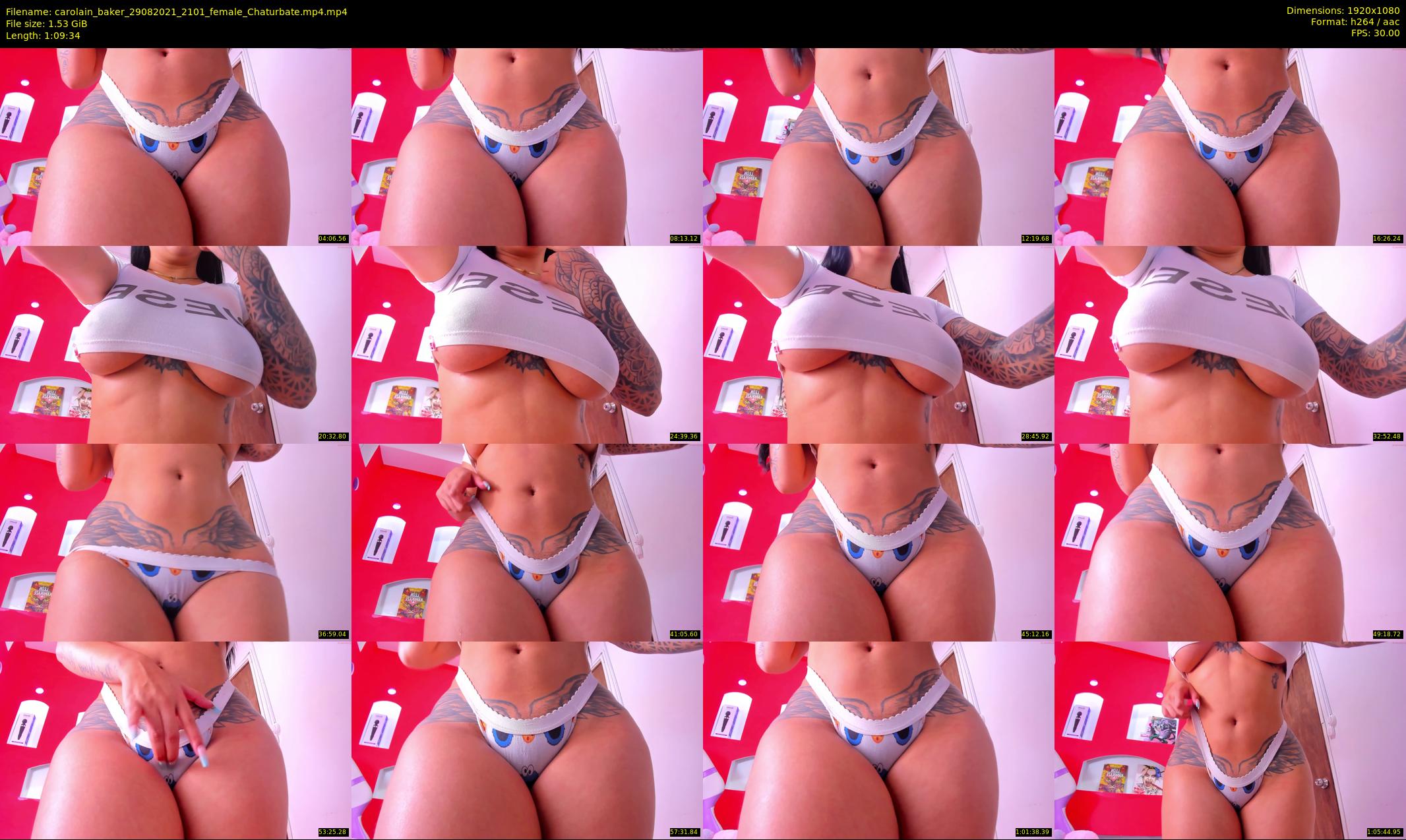 carolain_baker — 70 minute Chaturbate female cam show recording, 1080p, Aug 29, 2021