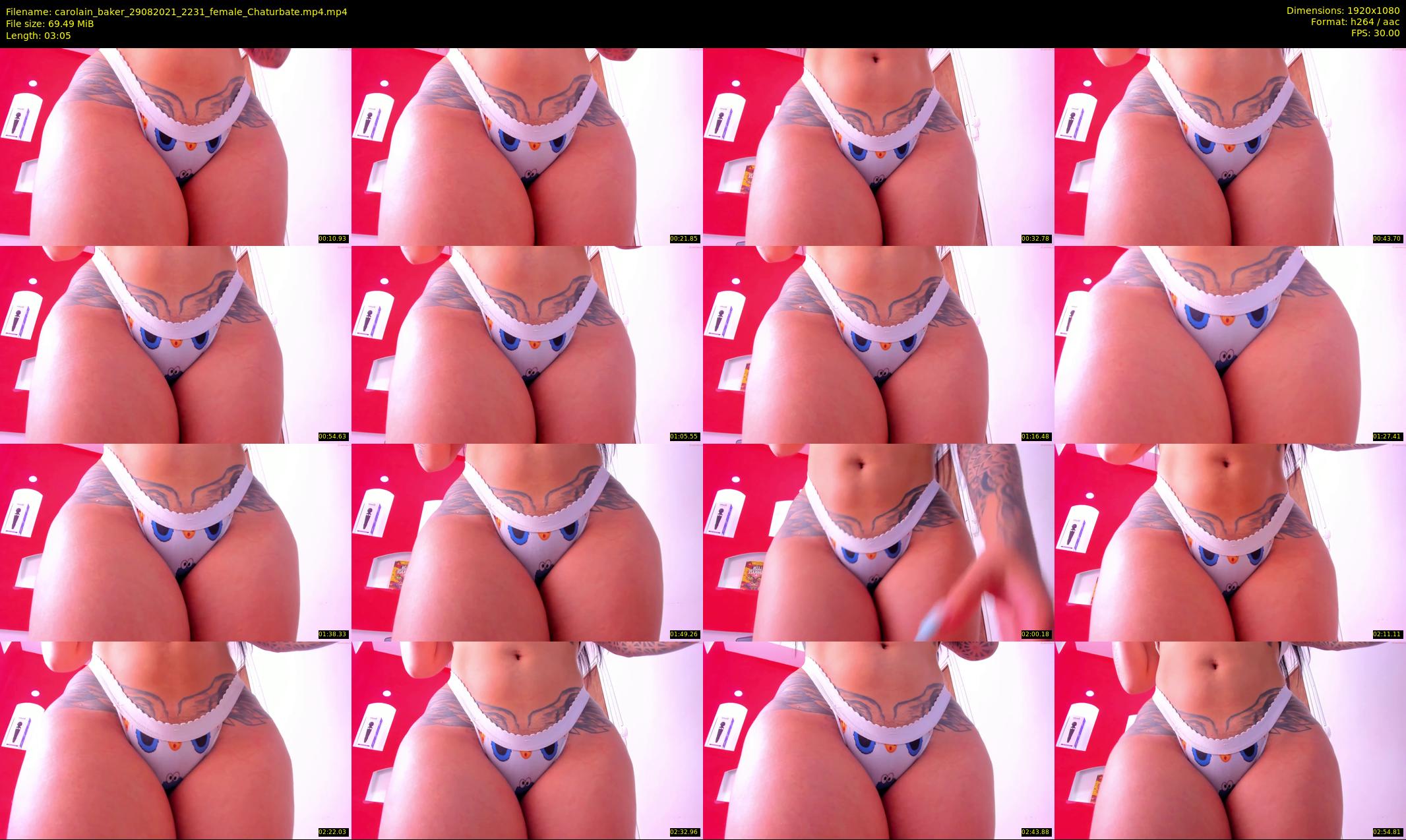 carolain_baker — 4 minute Chaturbate female cam show recording, 1080p, Aug 29, 2021