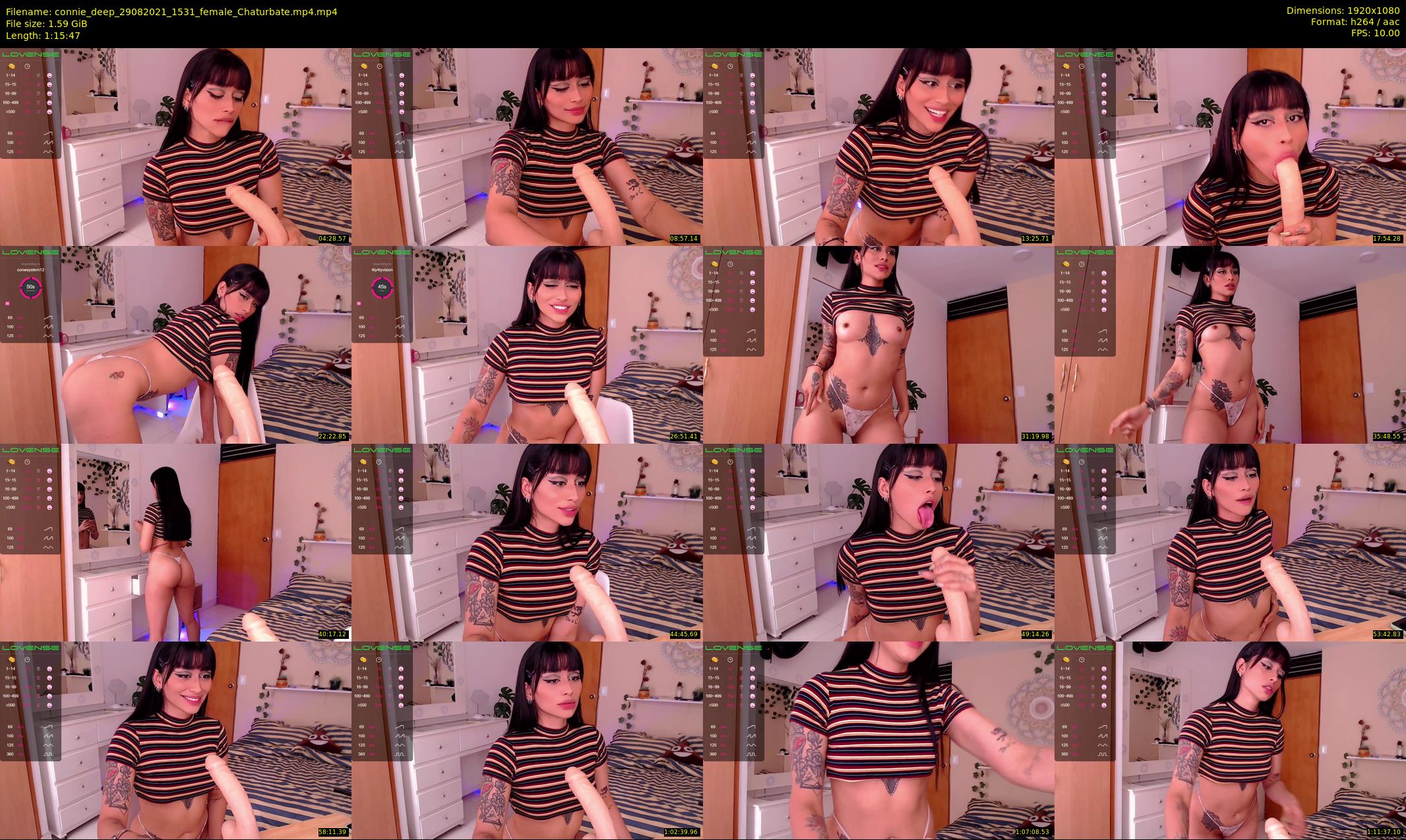 connie_deep — 76 minute Chaturbate female cam show recording, 1080p, Aug 29, 2021