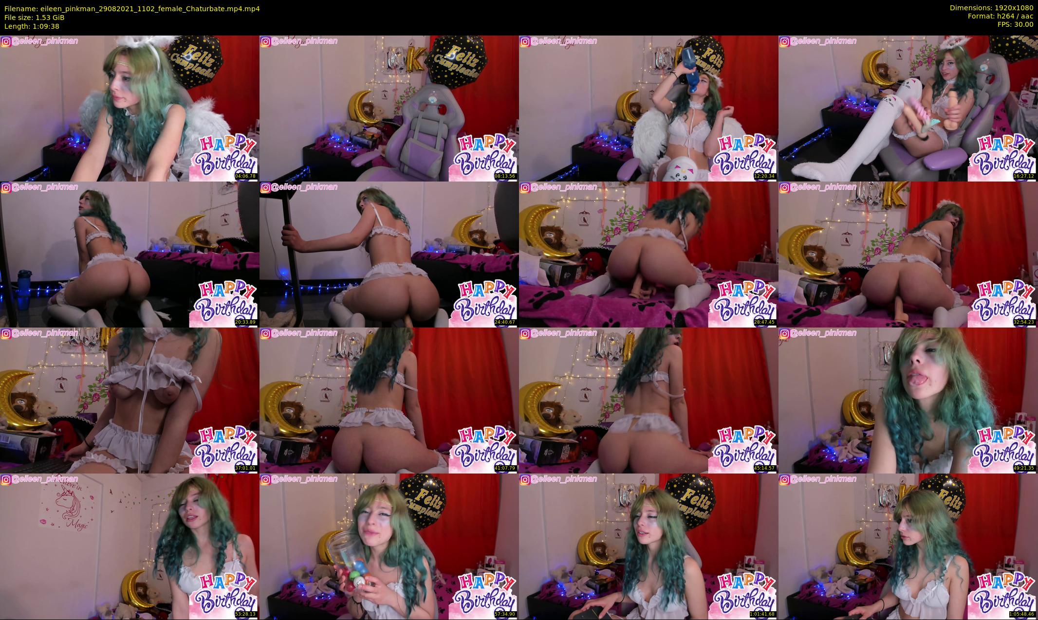 eileen_pinkman — 70 minute Chaturbate female cam show recording, 1080p, Aug 29, 2021