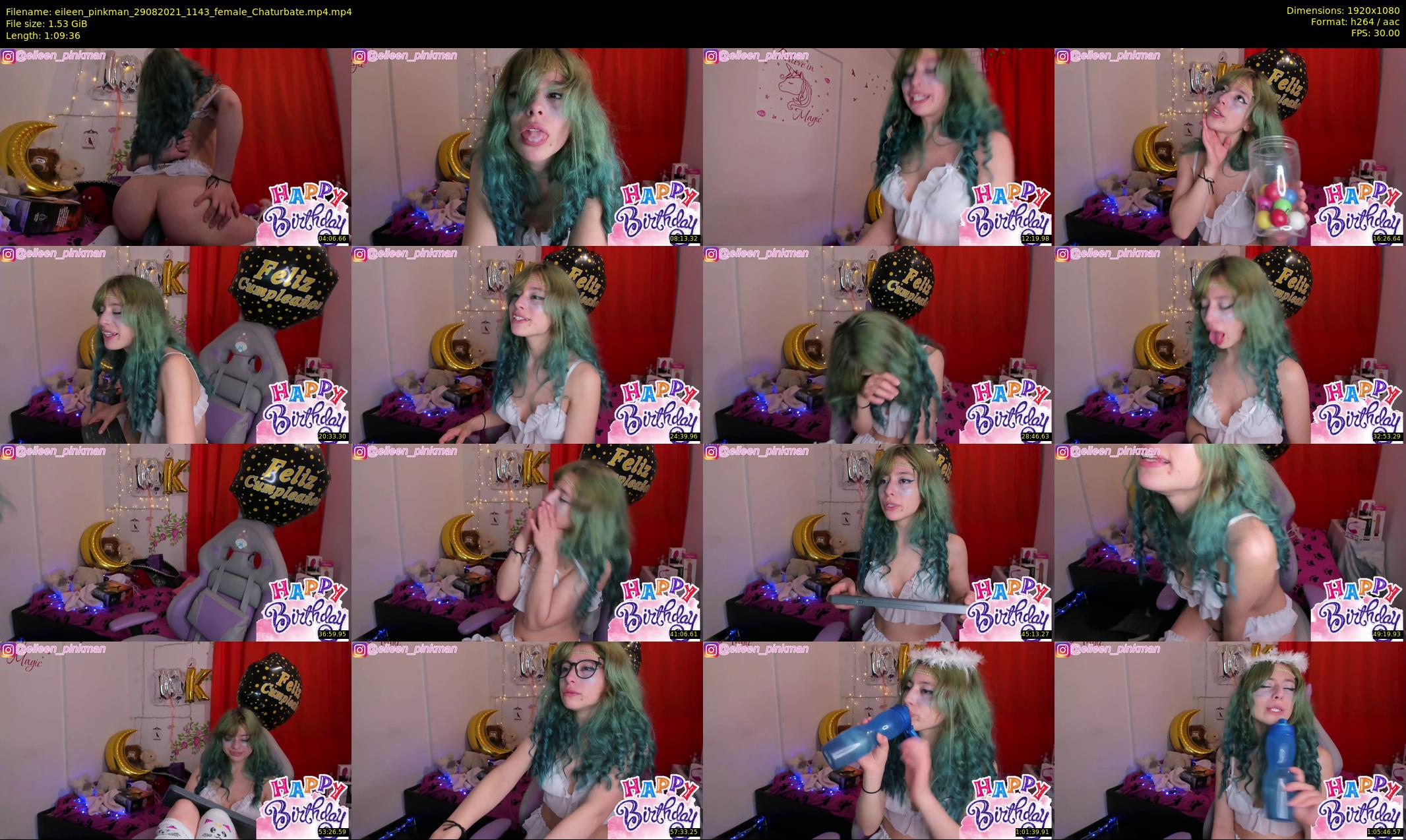 eileen_pinkman — 70 minute Chaturbate female cam show recording, 1080p, Aug 29, 2021
