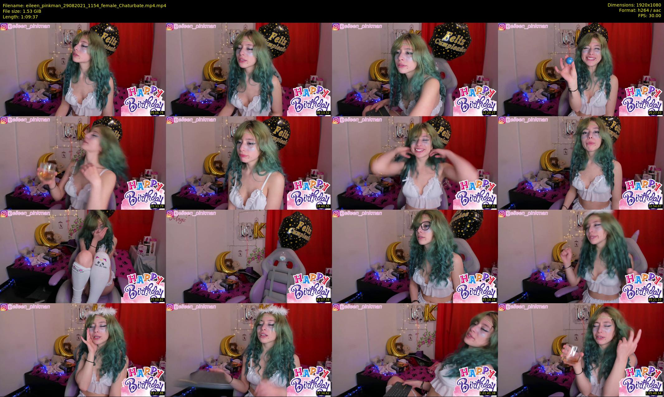 eileen_pinkman — 70 minute Chaturbate female cam show recording, 1080p, Aug 29, 2021