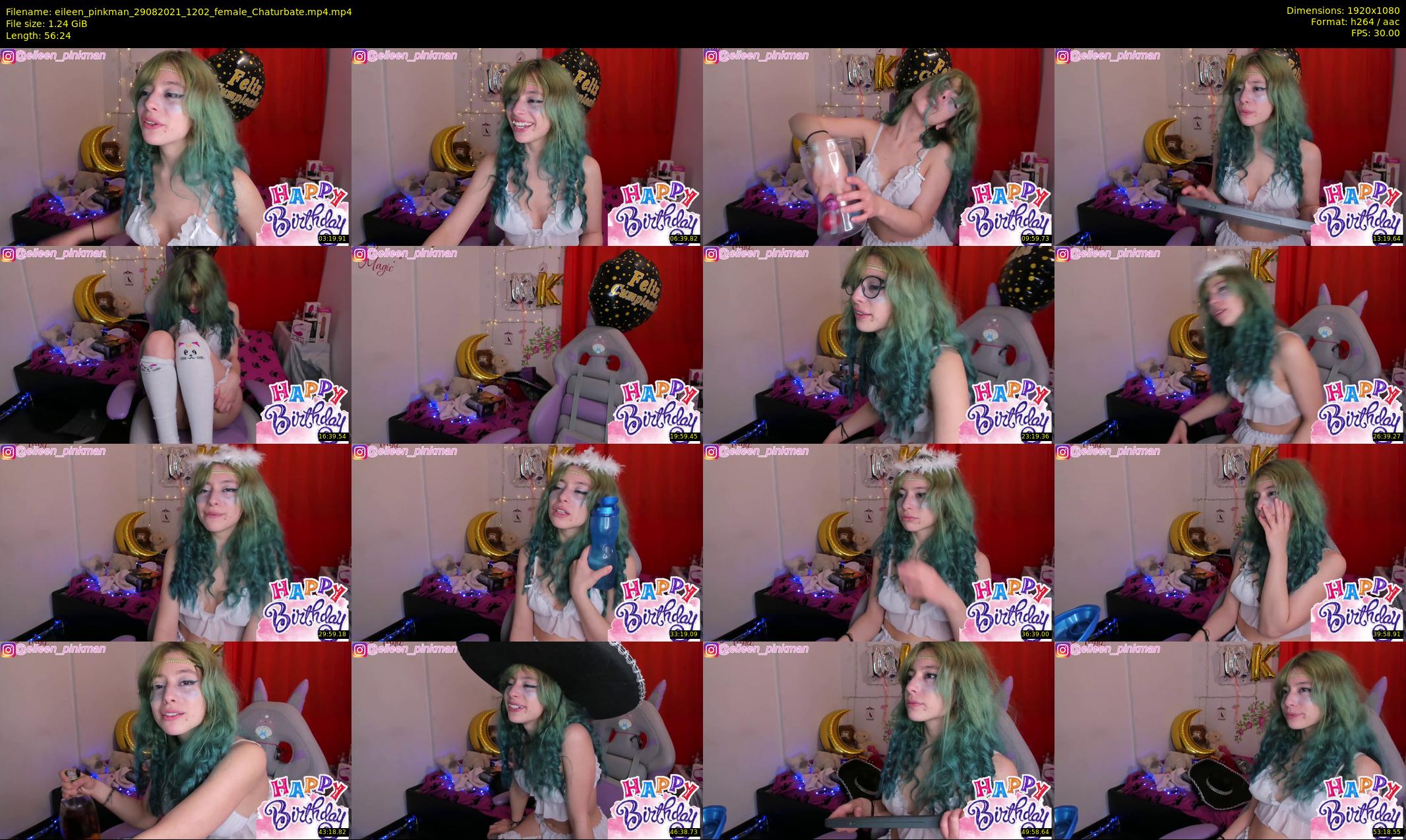 eileen_pinkman — 57 minute Chaturbate female cam show recording, 1080p, Aug 29, 2021