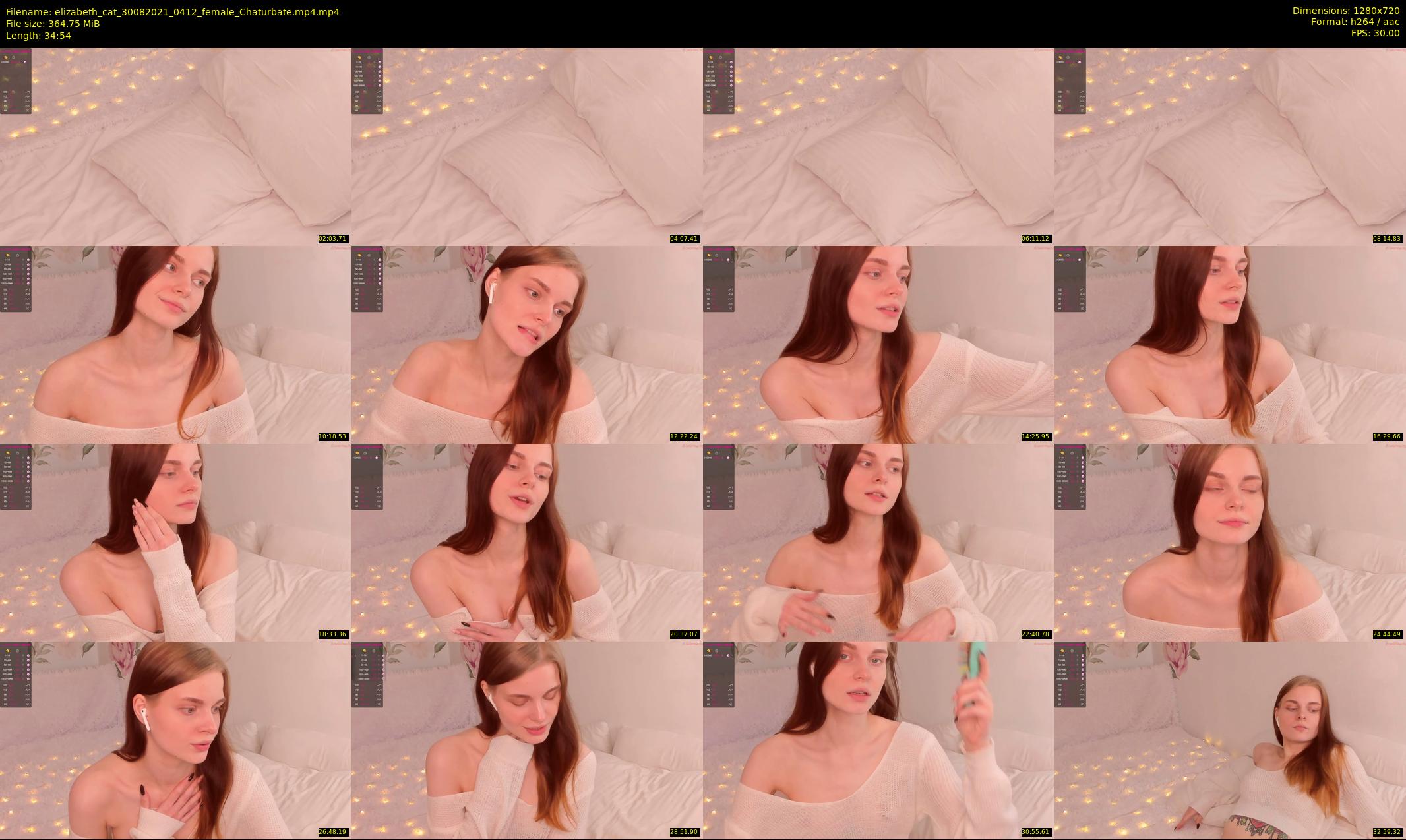 elizabeth_cat — 35 minute Chaturbate female cam show recording, 720p, Aug 30, 2021