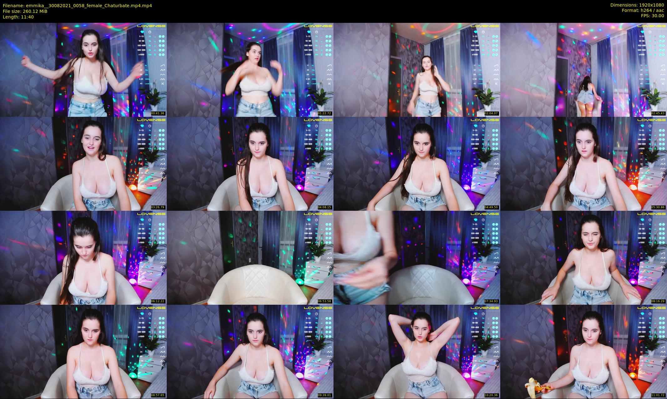 emmika_ — 12 minute Chaturbate female cam show recording, 1080p, Aug 30, 2021