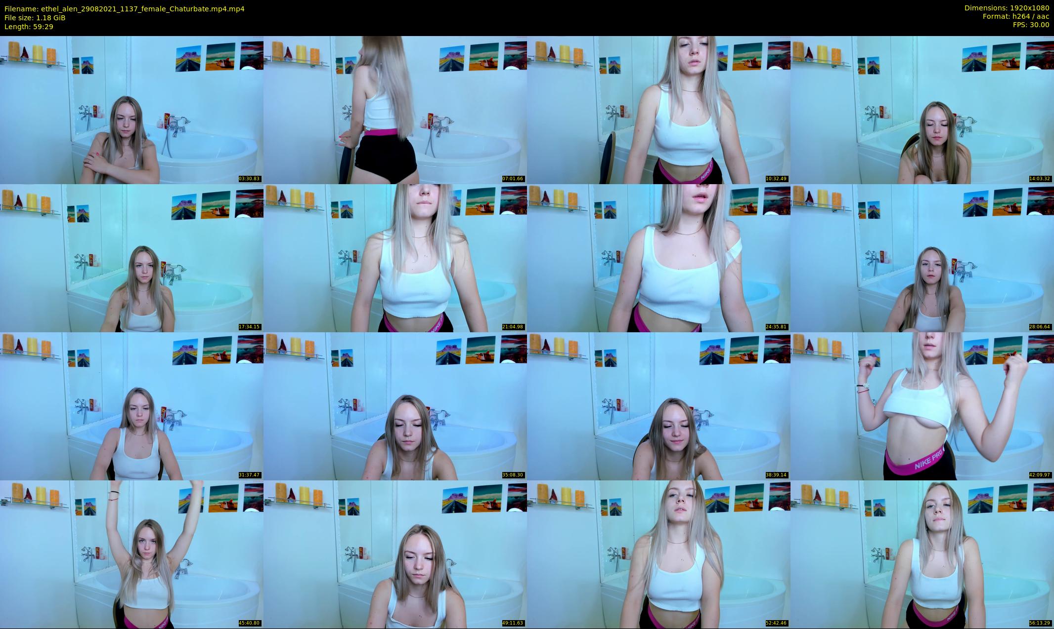 ethel_alen — 60 minute Chaturbate female cam show recording, 1080p, Aug 29, 2021