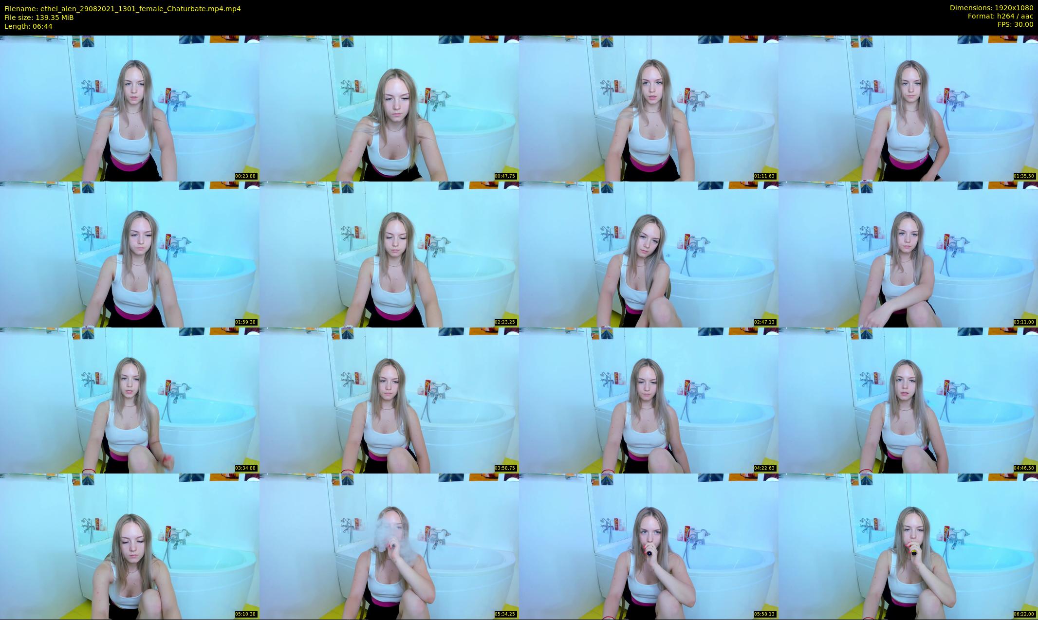 ethel_alen — 7 minute Chaturbate female cam show recording, 1080p, Aug 29, 2021