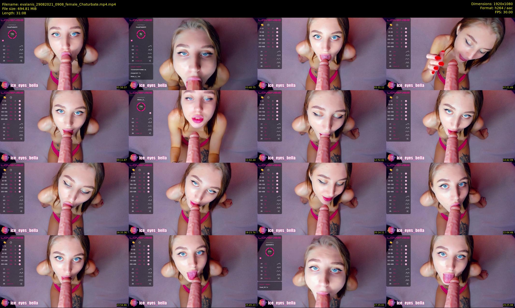 evalanis — 32 minute Chaturbate couple cam show recording, 1080p, Aug 29, 2021