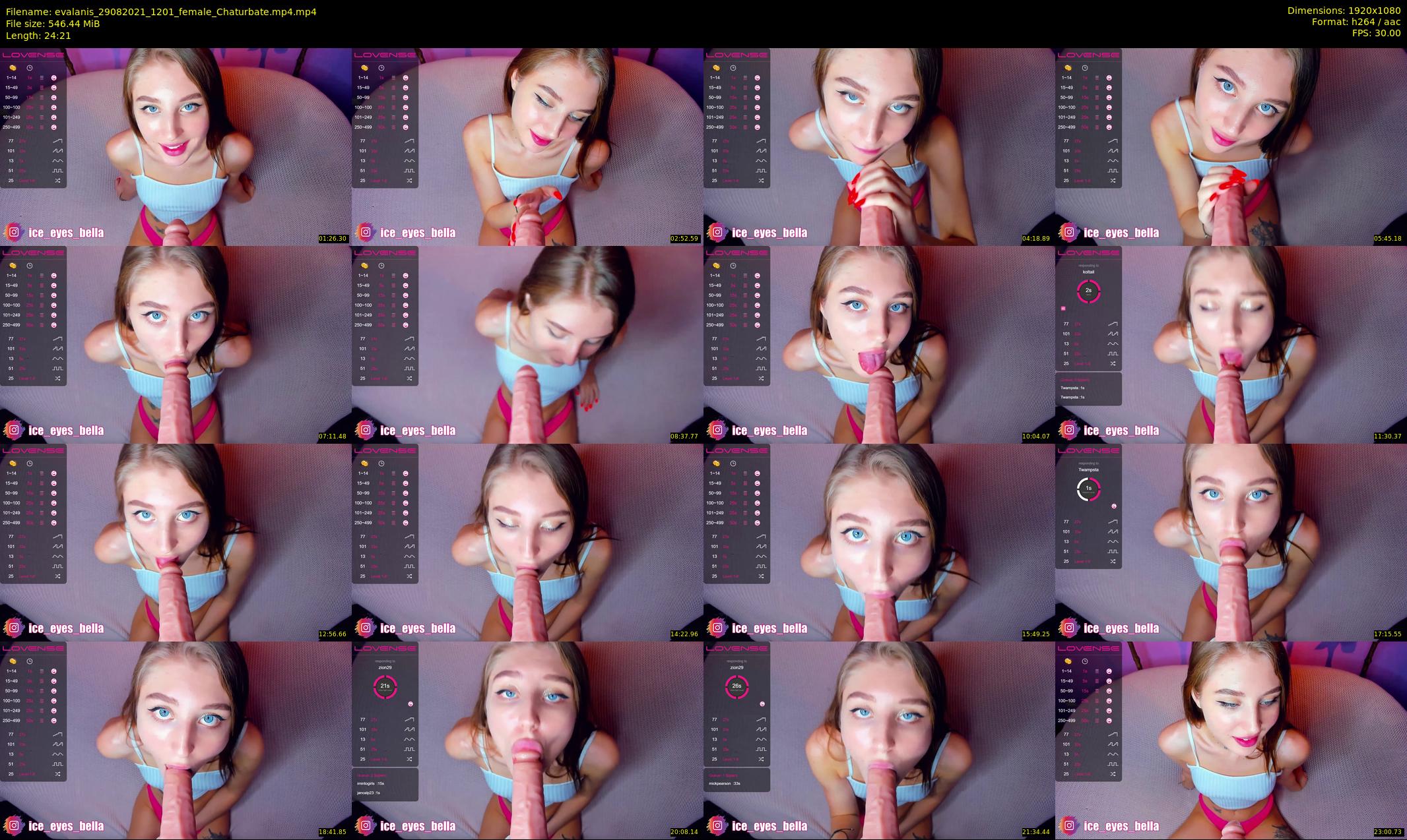 evalanis — 25 minute Chaturbate couple cam show recording, 1080p, Aug 29, 2021